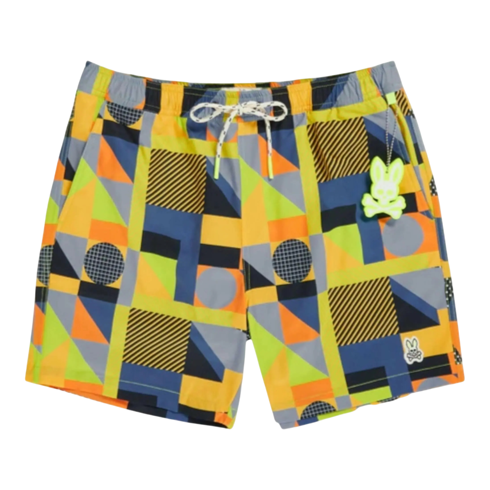 Psycho Bunny Henry Deco Men's Swim Trunks Psycho Bunny