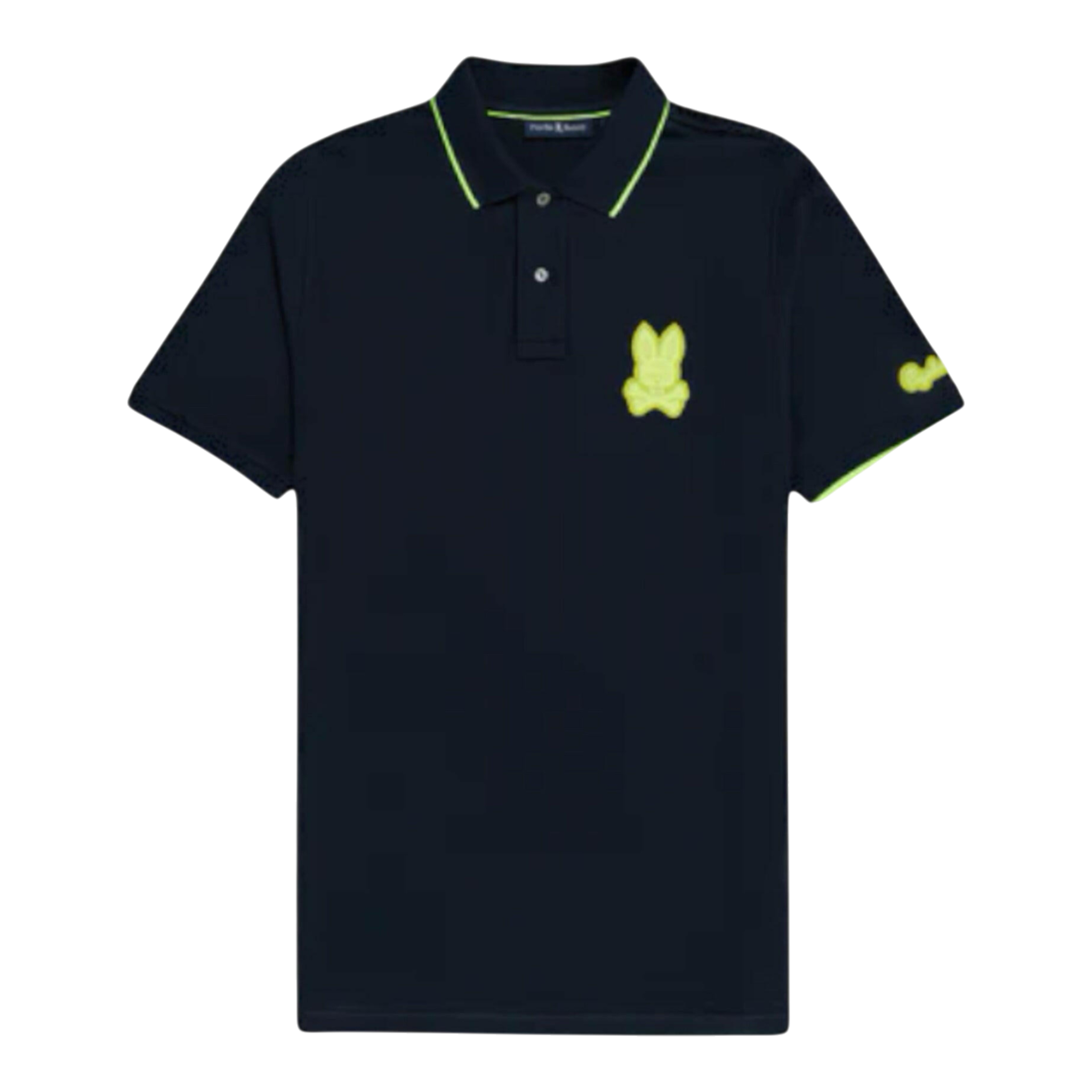 Psycho Bunny Cleveland Chainstitch Pique Polo Men's Shirt Psycho Bunny