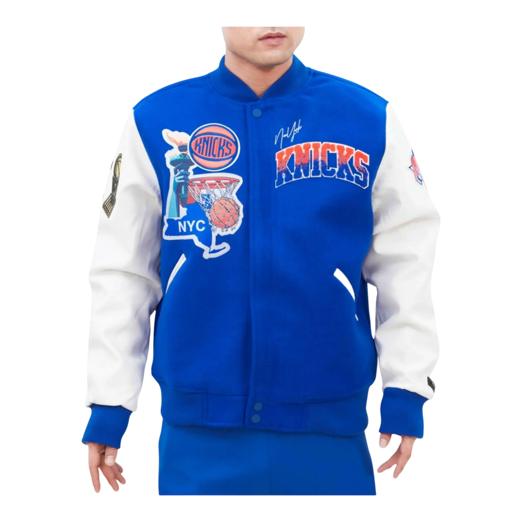 Pro Standard NBA New York Knicks Home Town Varsity Men's Jacket Pro Standard
