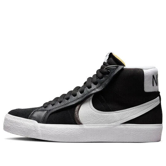 Nike Zoom Blazer Mid Premium SB Men's Black Leather Sneakers