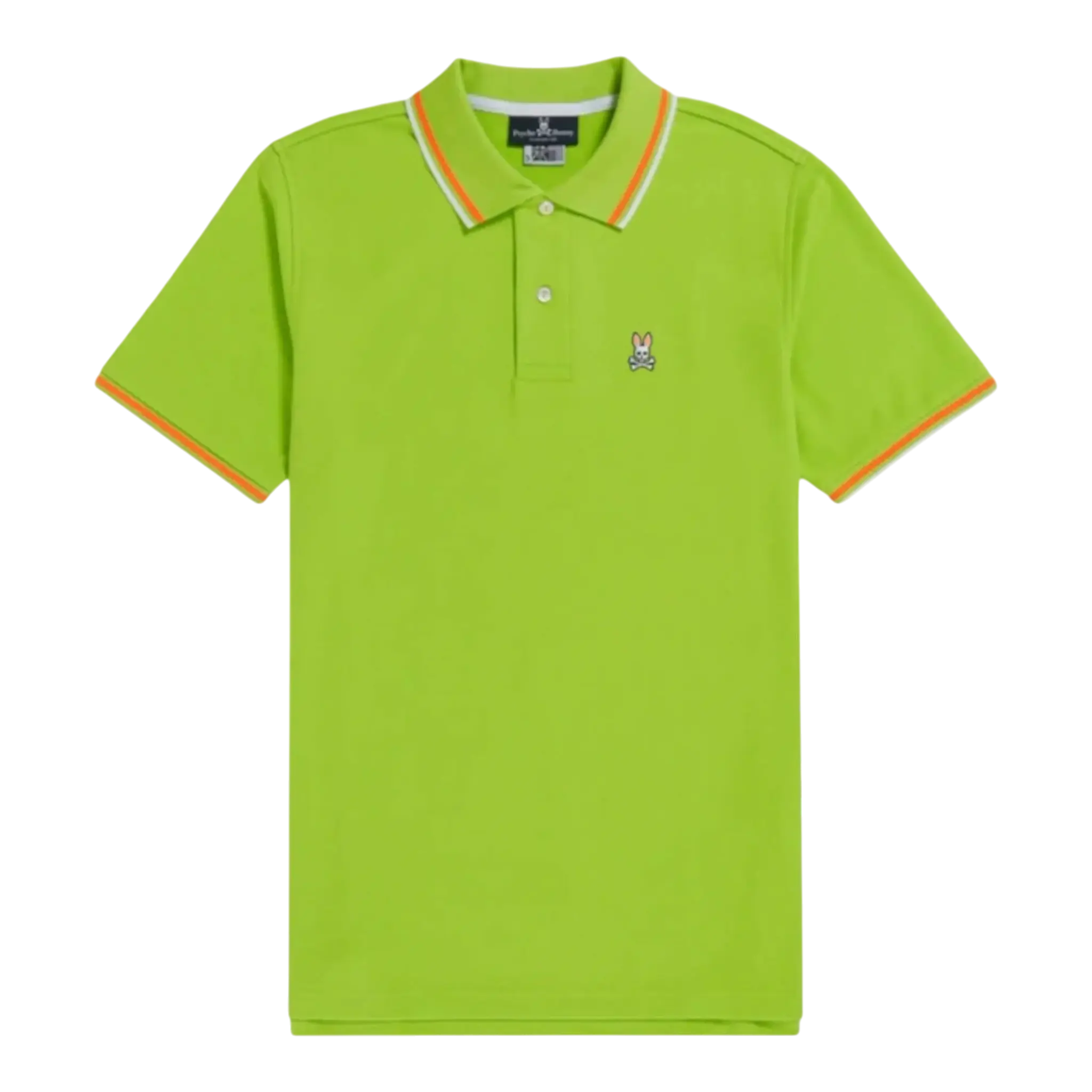 Psycho Bunny Lincoln Neon Tipped Polo Men's Shirt Psycho Bunny