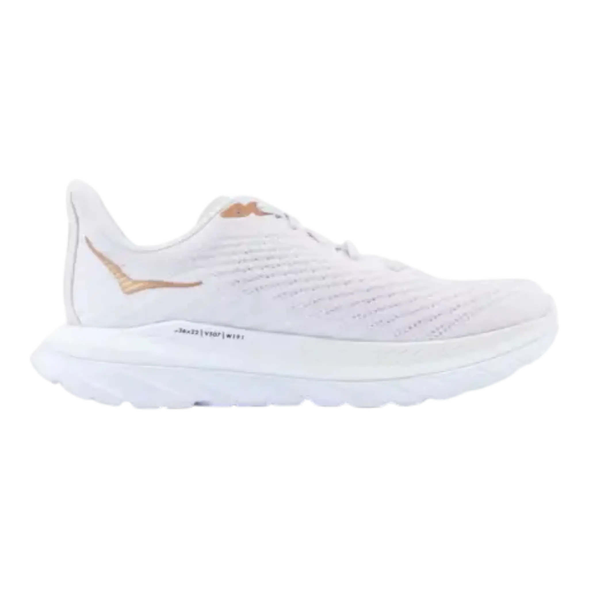 Hoka One One Mach 5 Sneaker Womens US 11 White Copper Running Shoes Hoka
