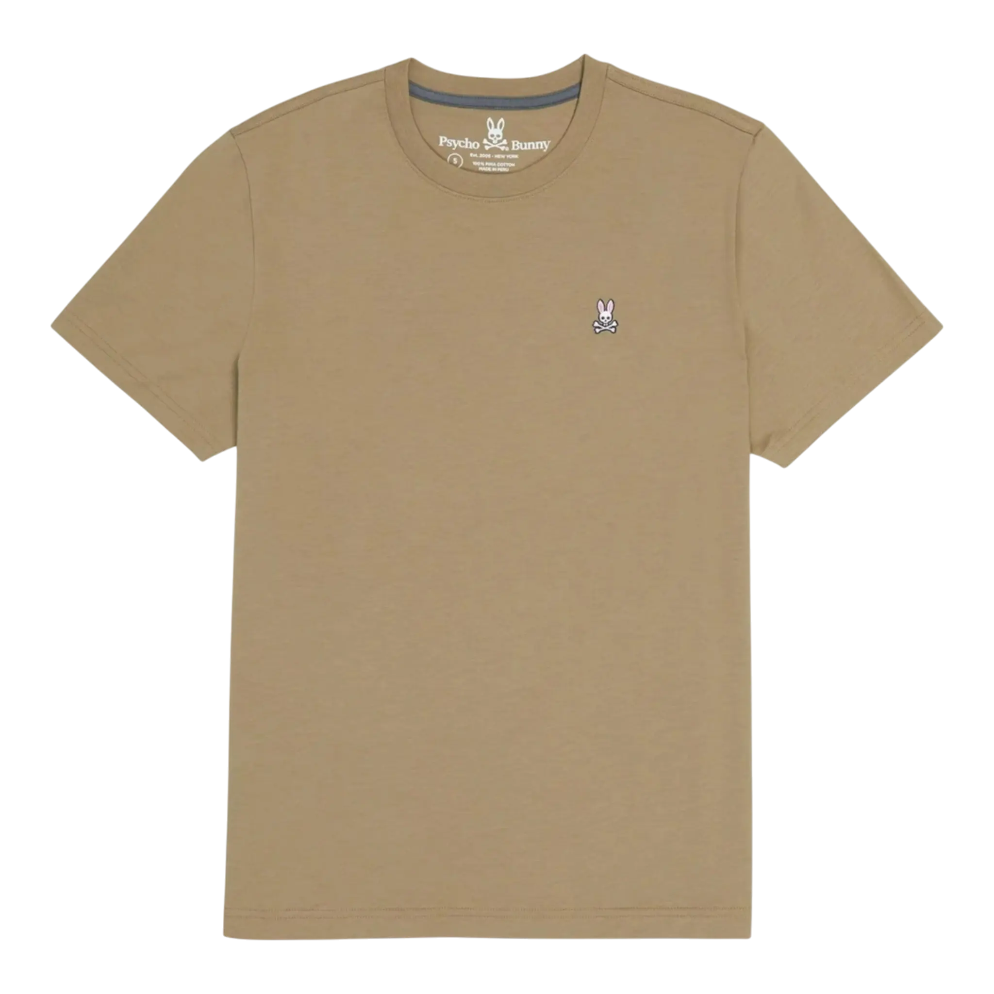 Psycho Bunny Classic Crew Neck Men's Tee Shirt Psycho Bunny