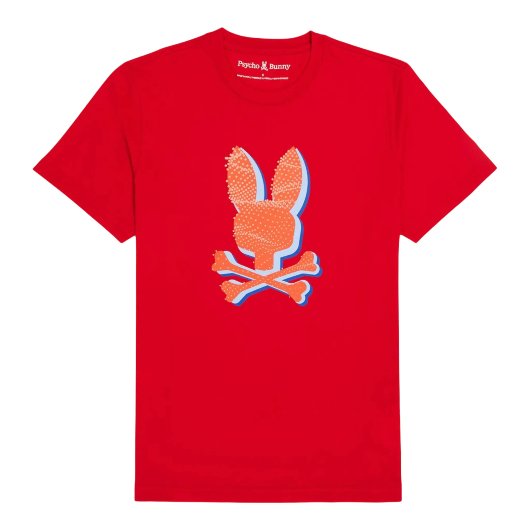 Psycho Bunny Elgin Graphic Puff Print Men's Tee Shirt Psycho Bunny