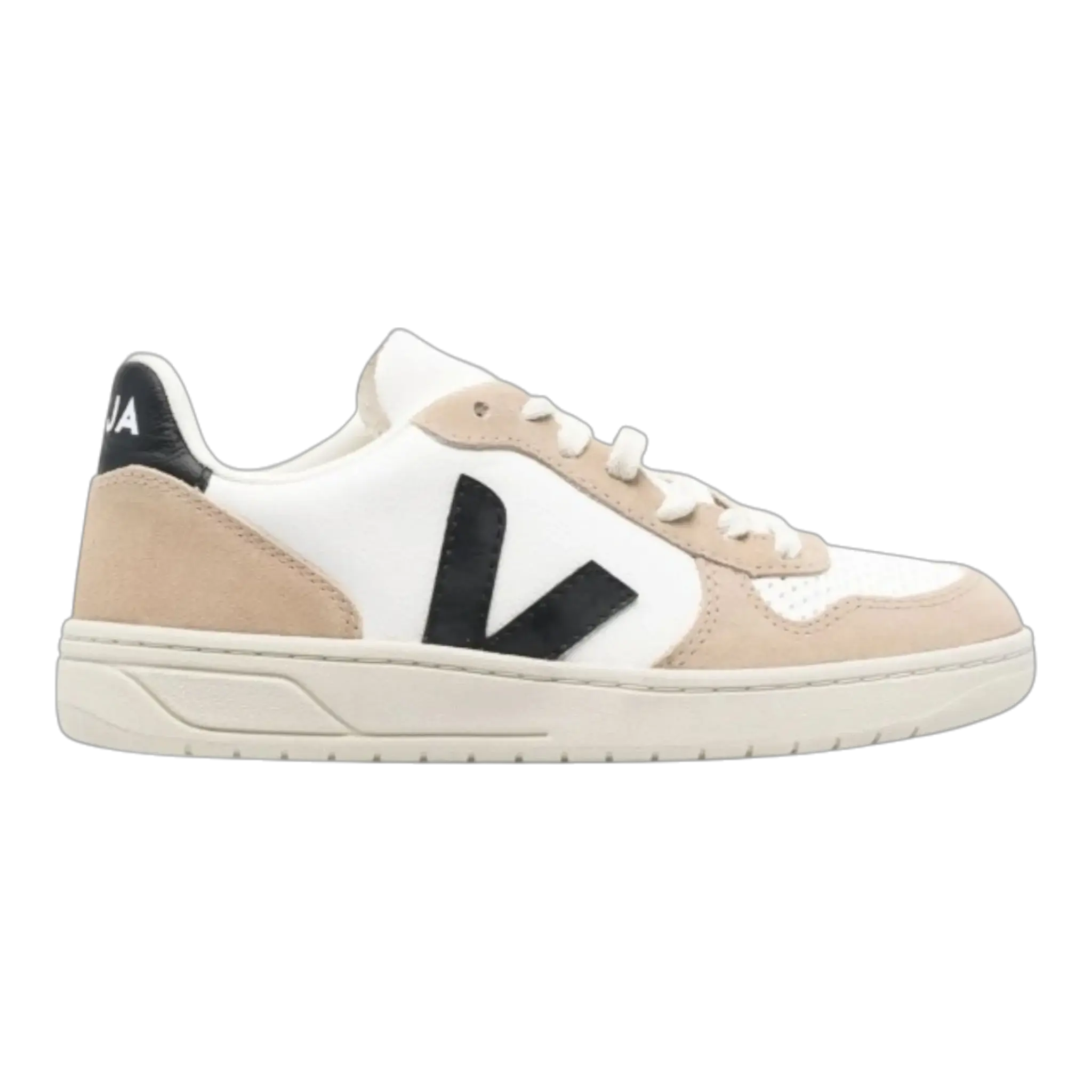Veja V-10 VX0503138B Sneakers Men's Beige Leather Low Top Comfort Casual Shoes VEJA