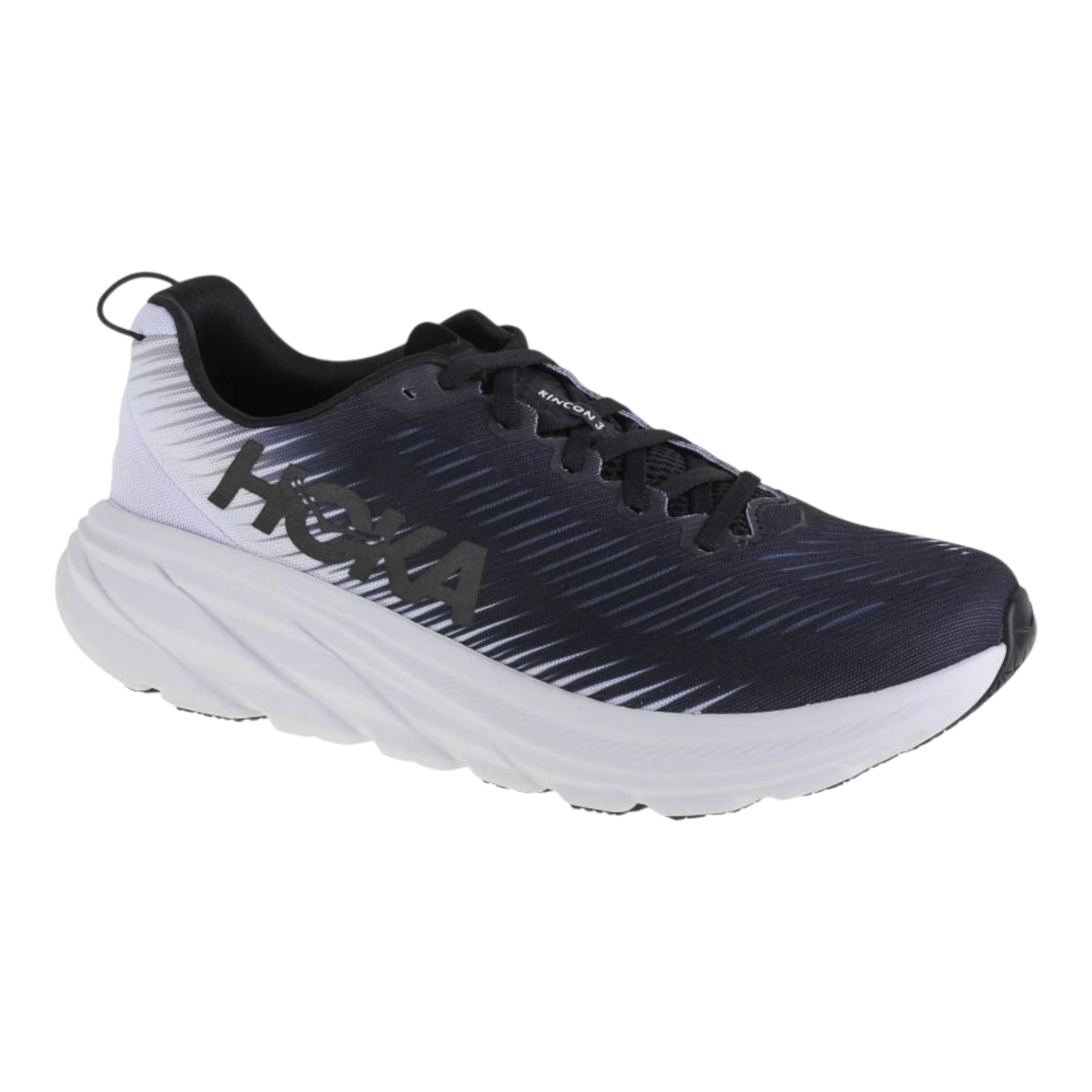 HOKA Rincon 3 Men’s Running Shoes Black/White