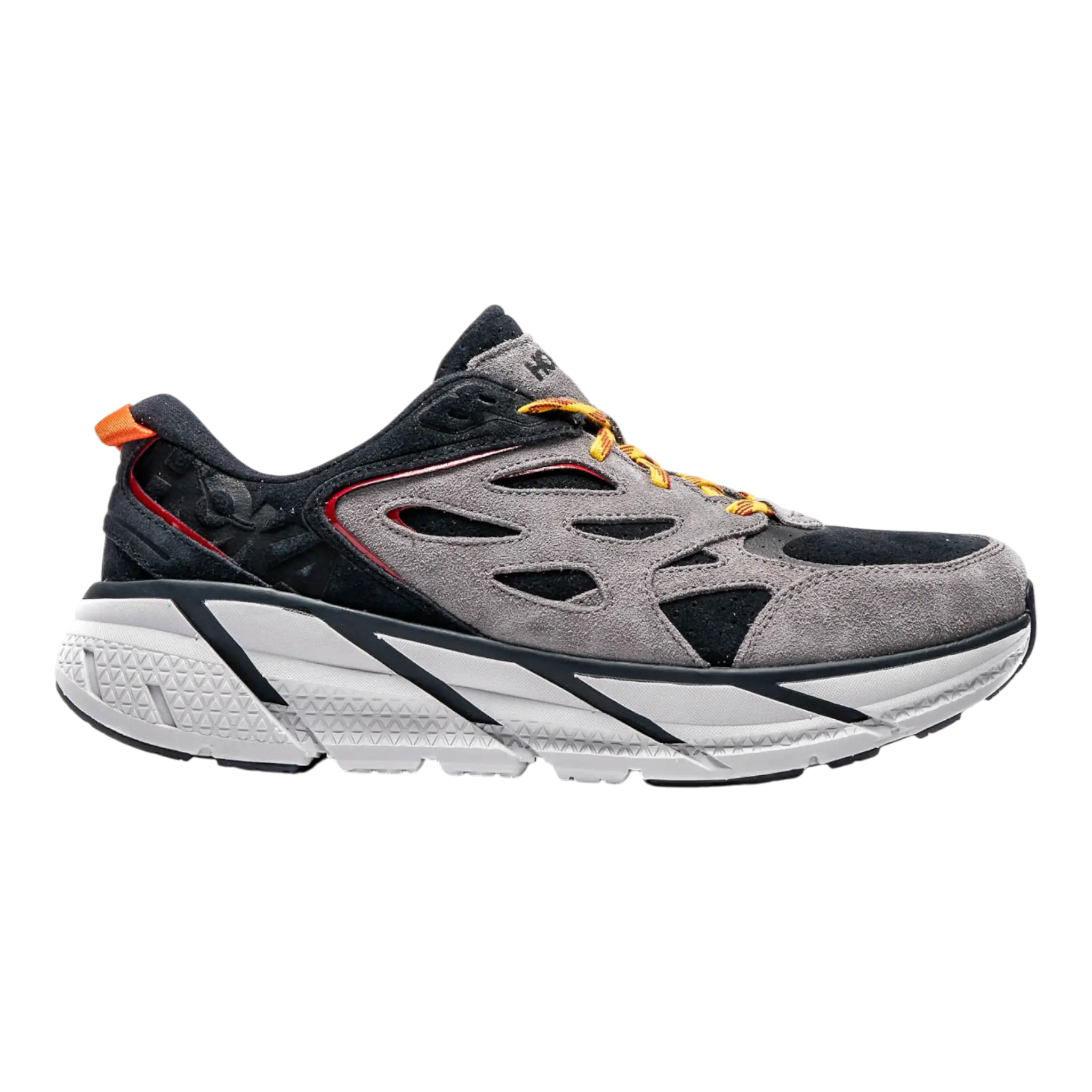 HOKA Clifton L Suede Men’s Shoes Black/Lunar Rock Hoka
