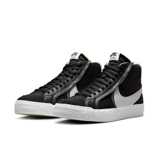 Nike Zoom Blazer Mid Premium SB Men's Black Leather Sneakers