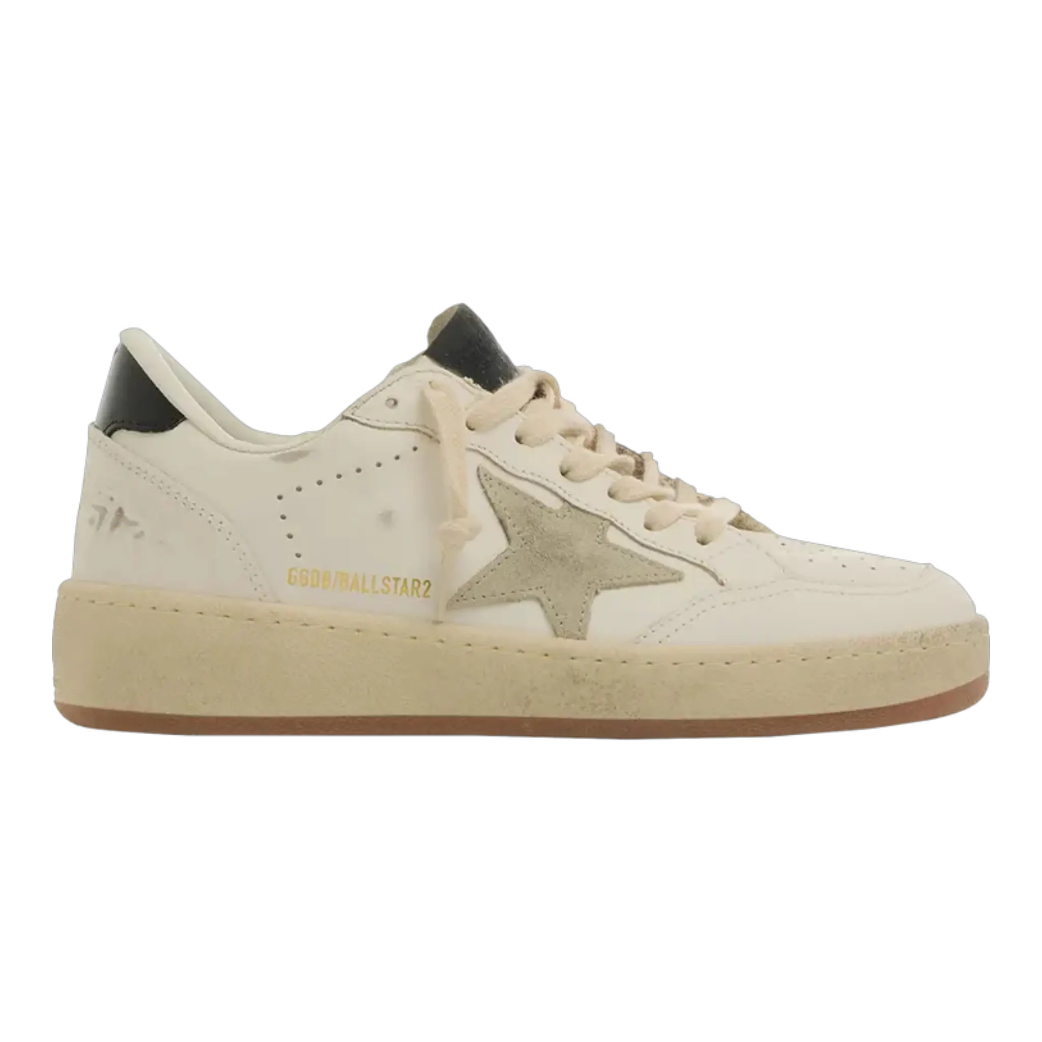 Golden Goose Ball Star 2 Women Sneakers White Ice-Gray Black GOLDEN GOOSE