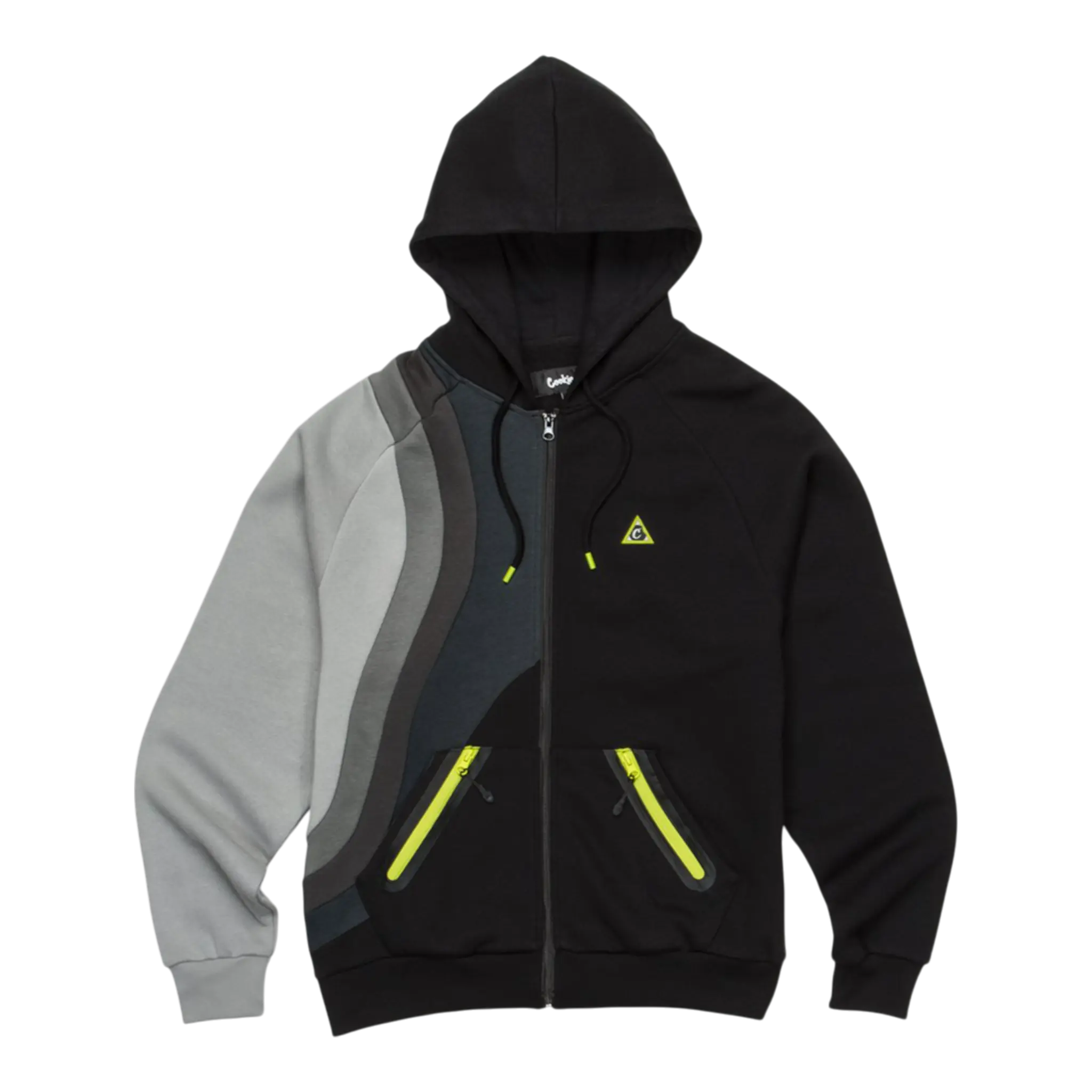 Cookies Ninety Five Tech Fleece Full-Zip Men Black/Lime Cookies