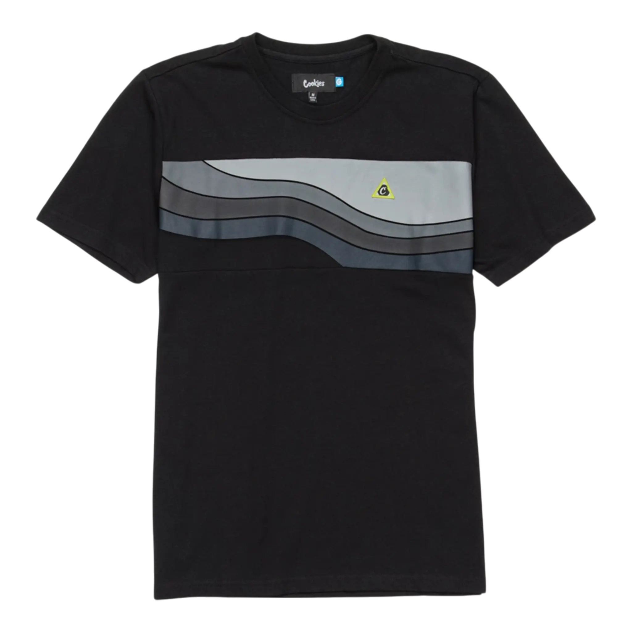 Cookies Ninety Five Jersey S/S Knit Men T-Shirt Black/Grey/Lime Cookies