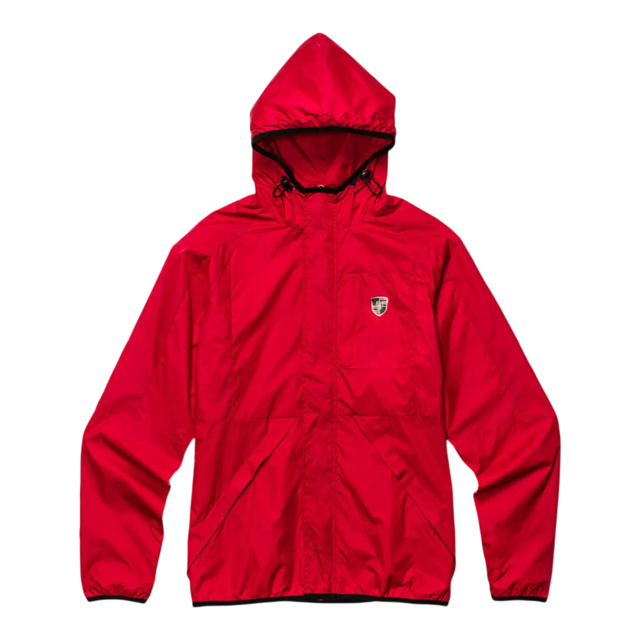 Cookies Daytona Pieced Nylon Hooded Windbreaker Jacket Men Red Cookies