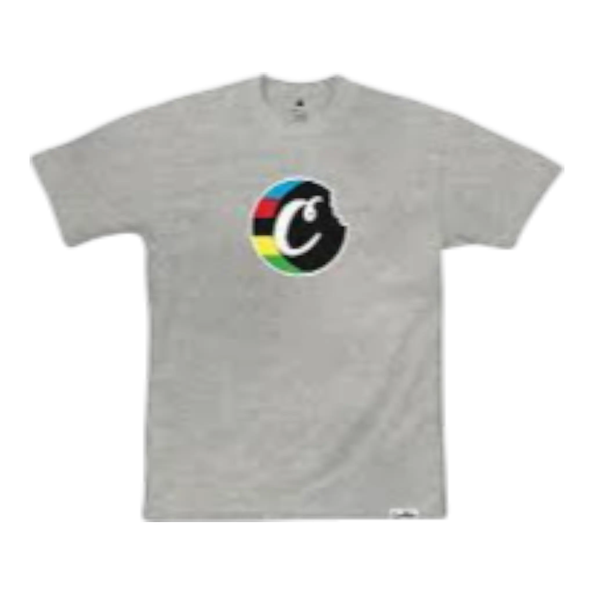 Cookies Block Logo T-Shirt Men Heather Grey Cookies