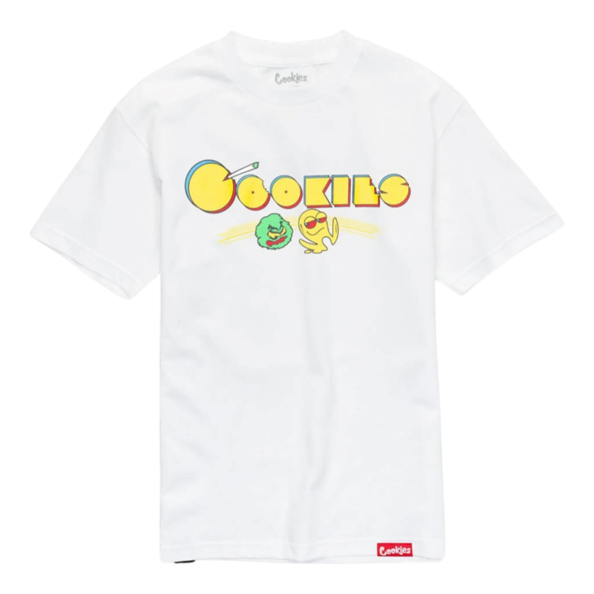 Cookies Gradient Logo T-Shirt Men White Cookies