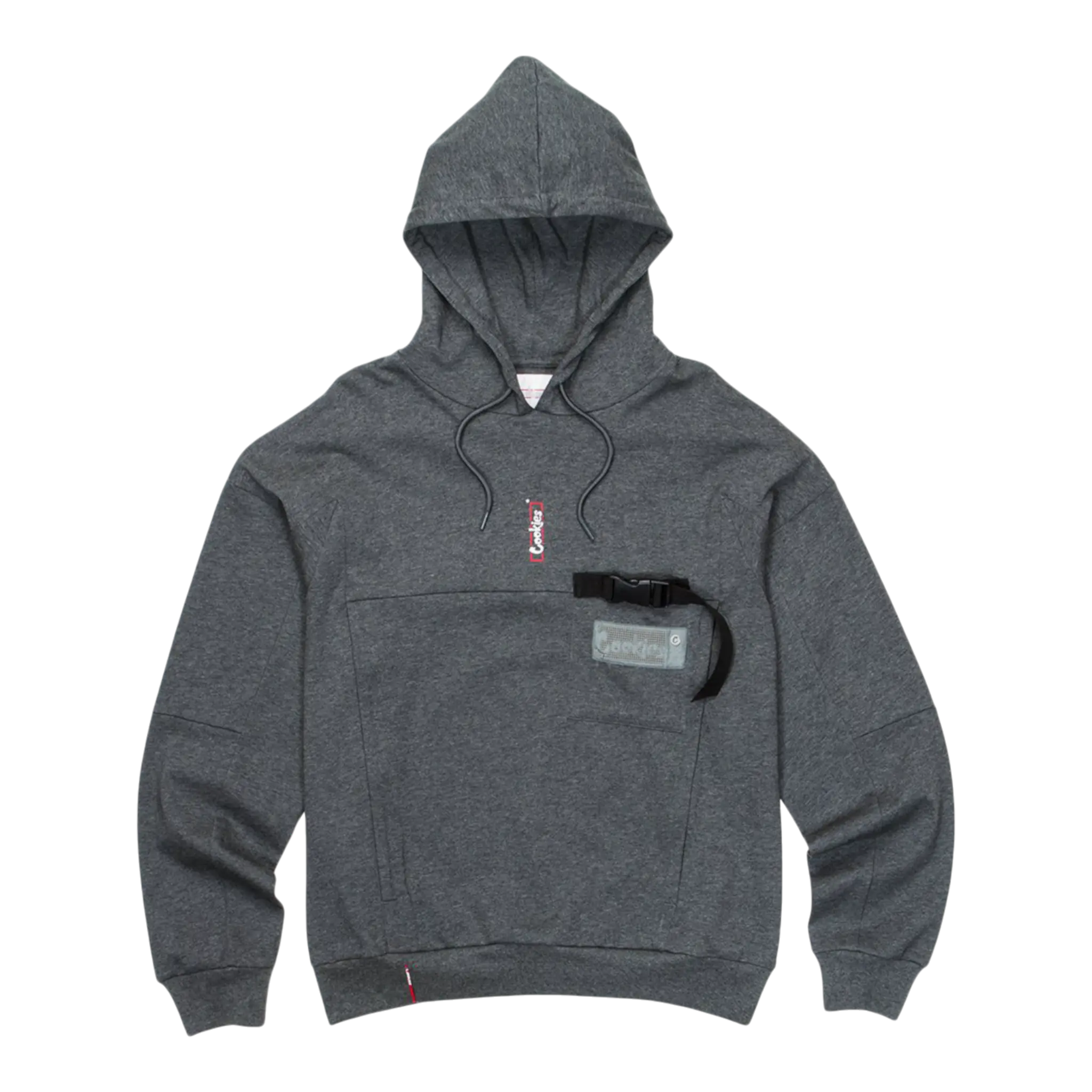 Cookies Quilted Jacket Men Charcoal Cookies