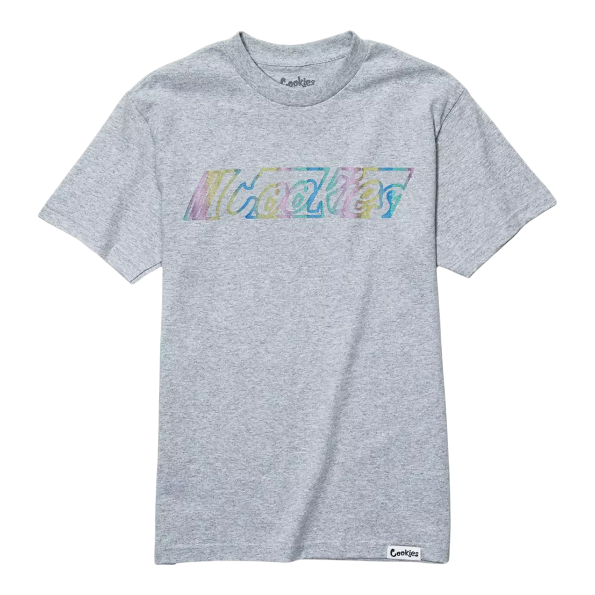 Cookies Gradient Logo T-Shirt Men Heather Grey Cookies