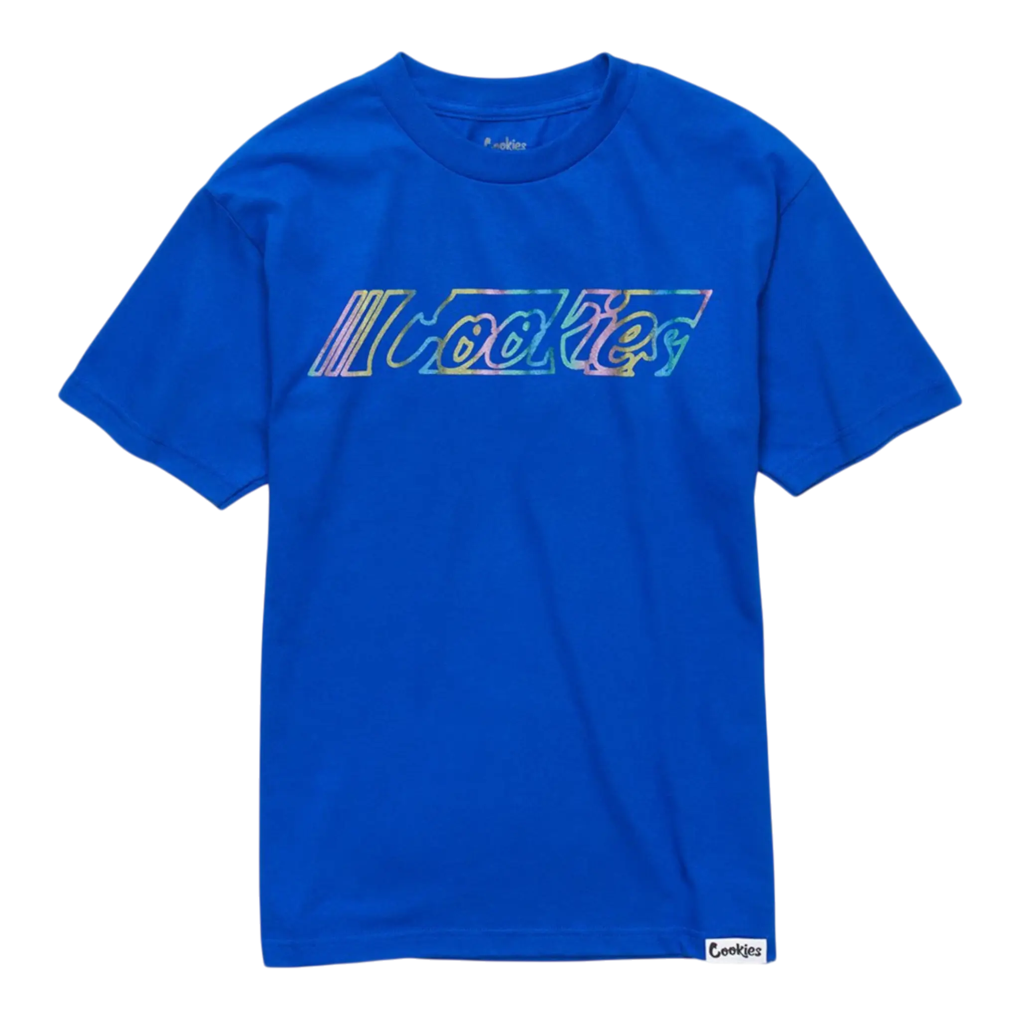 Cookies Gradient Logo T-Shirt Men Royal Blue Cookies