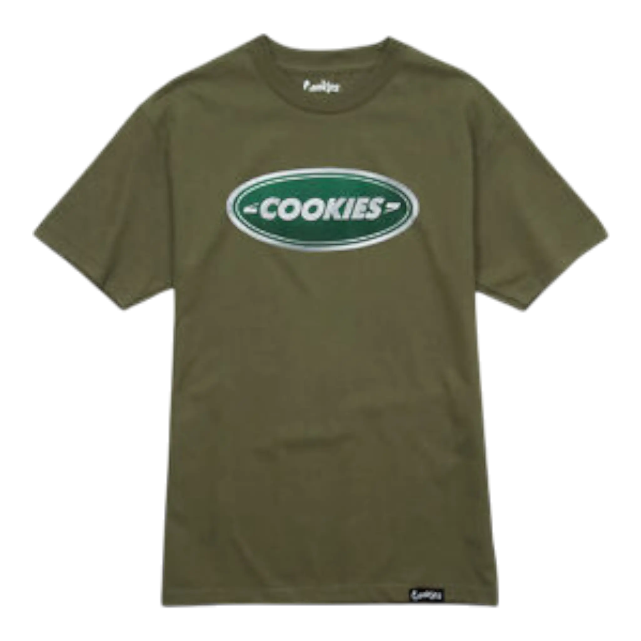 Cookies Classic Logo T-Shirt Men Olive Cookies