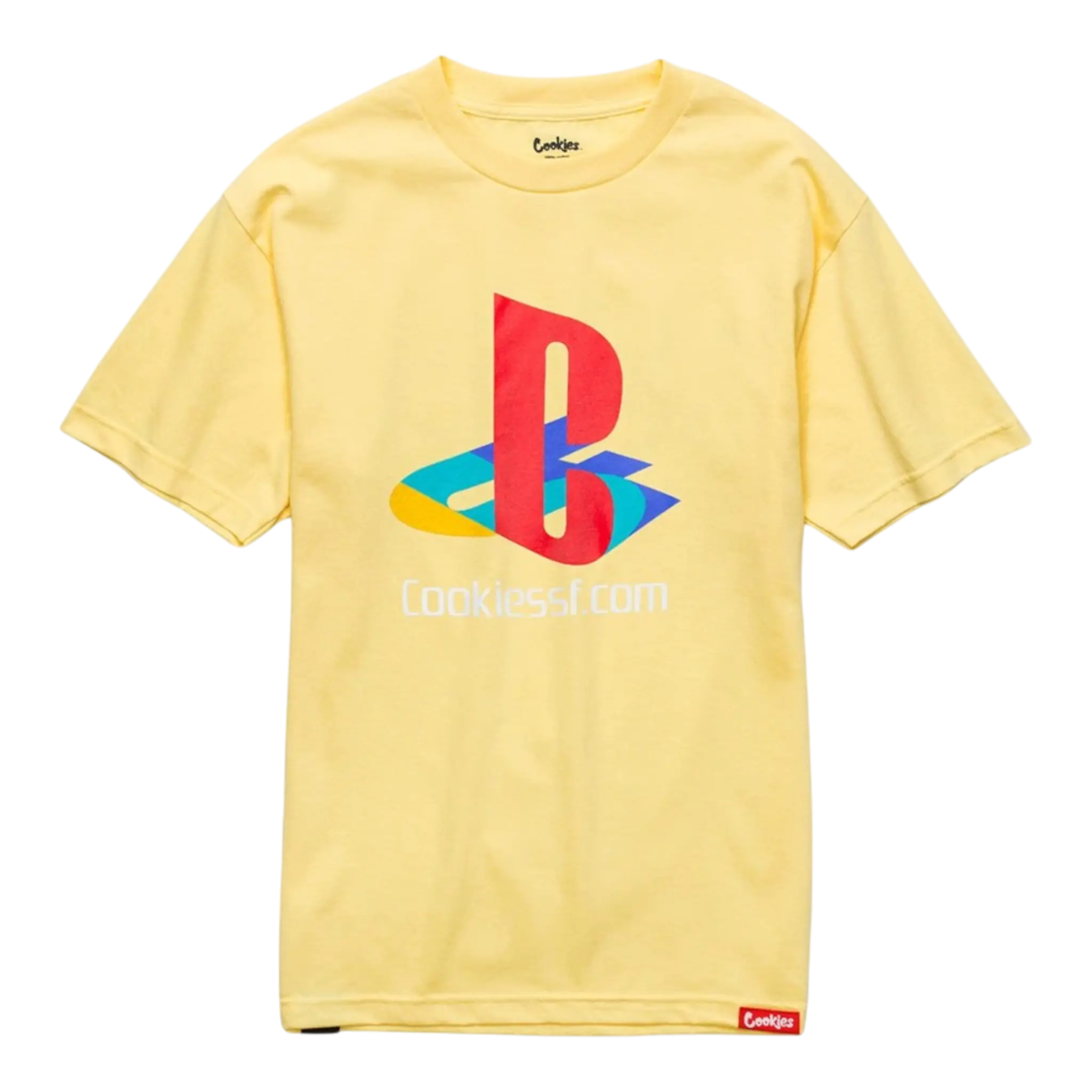 Cookies Classic Arch Logo T-Shirt Men Banana Yellow Cookies