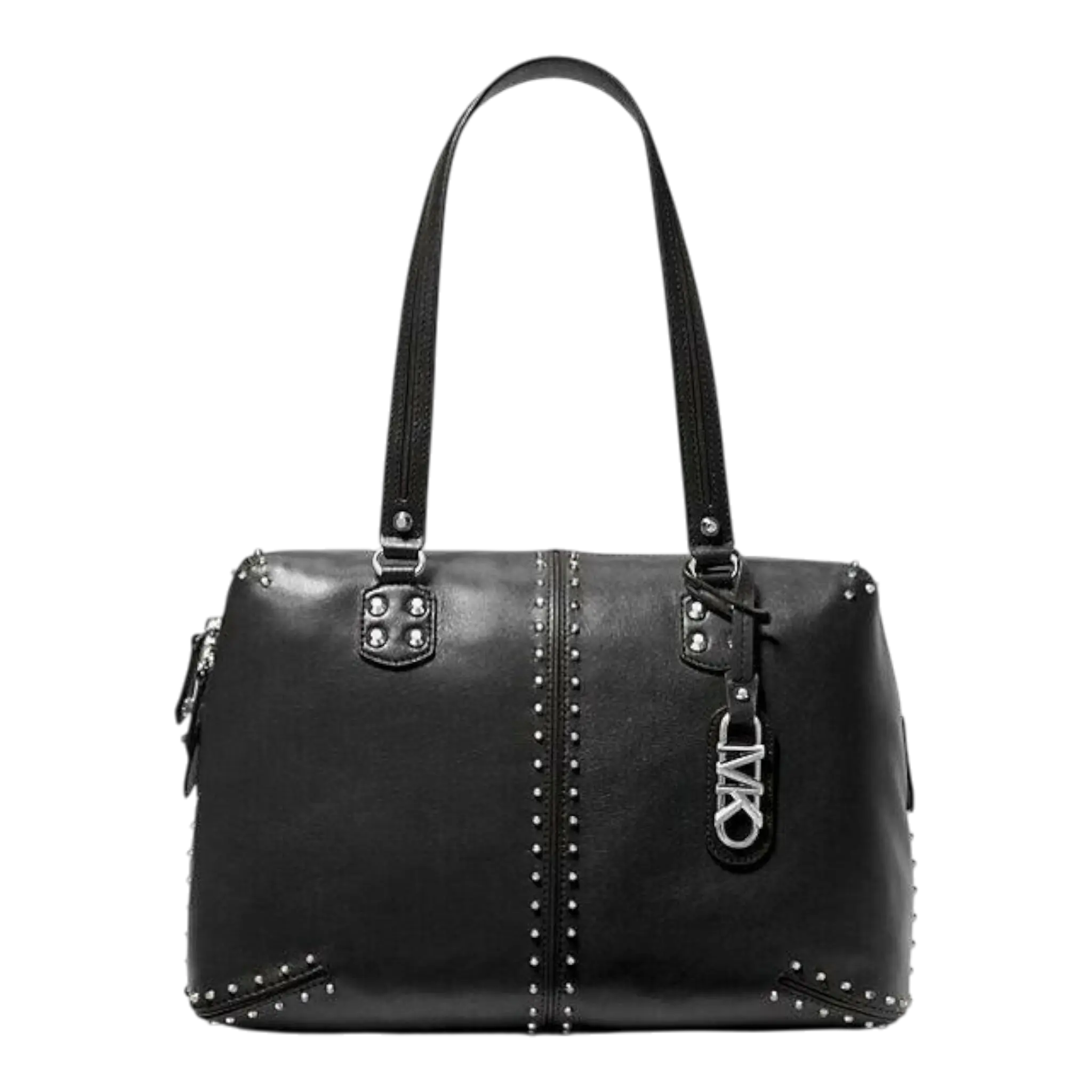 Michael Kors Astor Tote Bag Women's Large Black Leather Studded Michael Kors