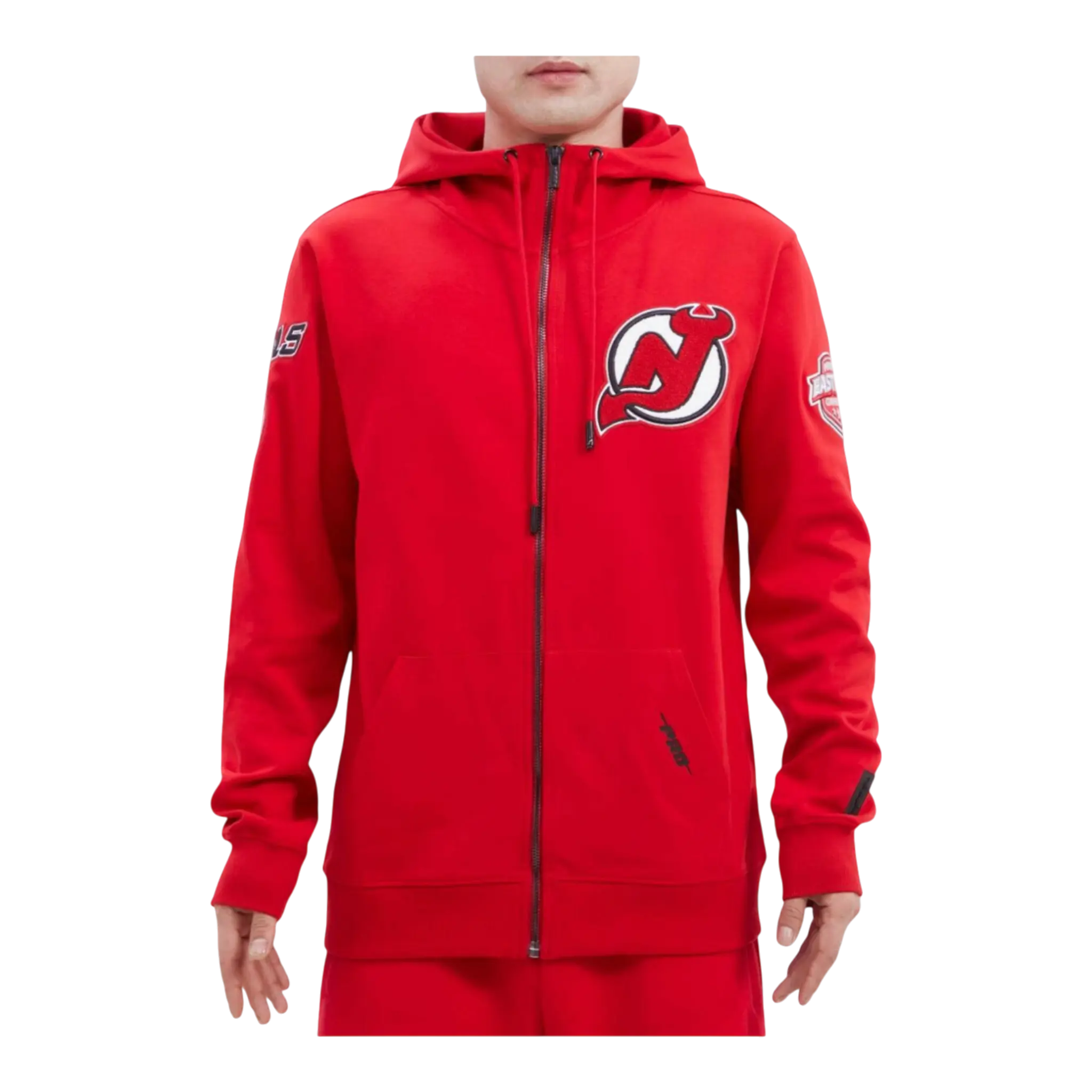 Pro Standard NHL New Jersey Devils Classic Zip-Up Men's Hoodie Pro Standard