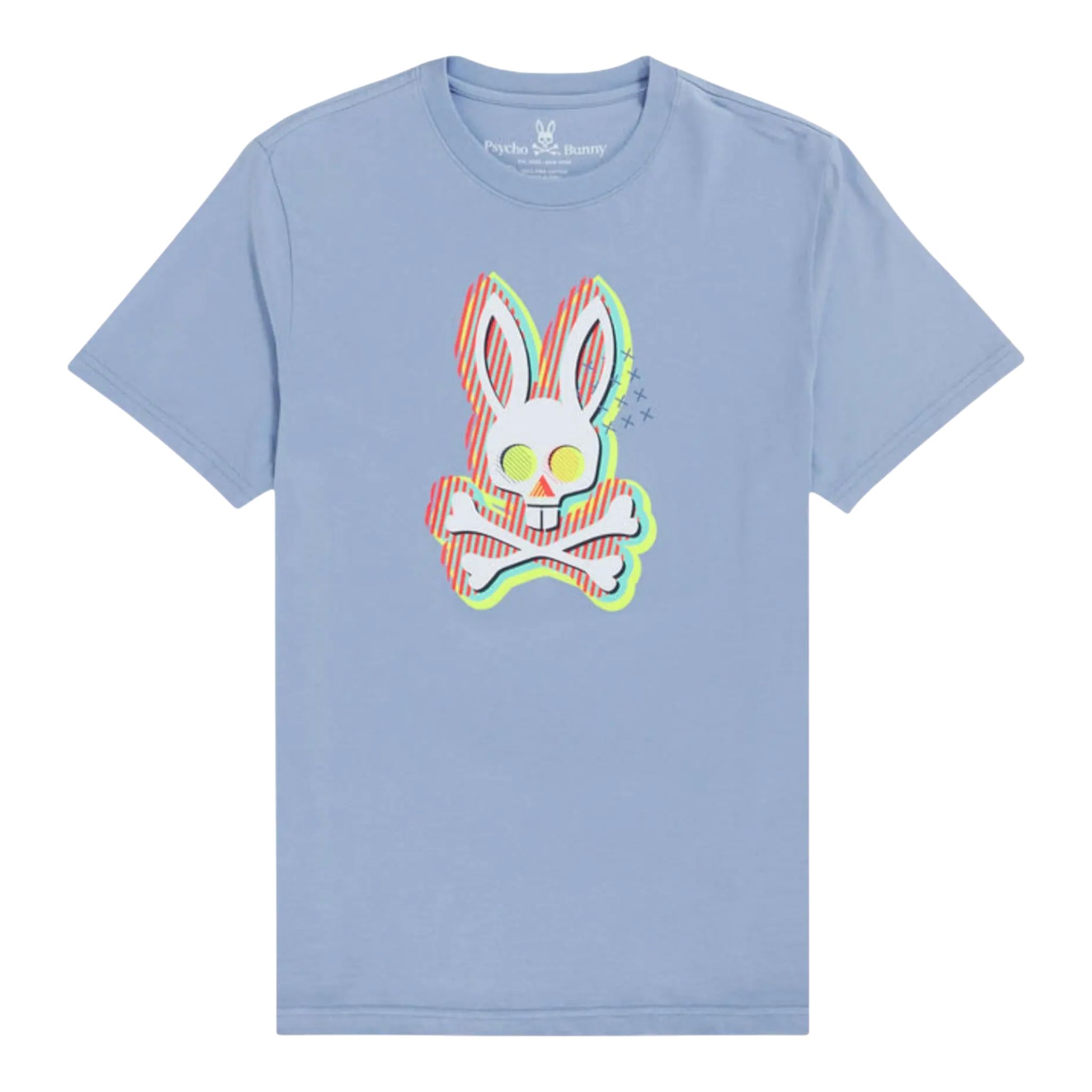Psycho Bunny Ethan Deco Bunny Men's Big and Tall Tee Shirt Psycho Bunny