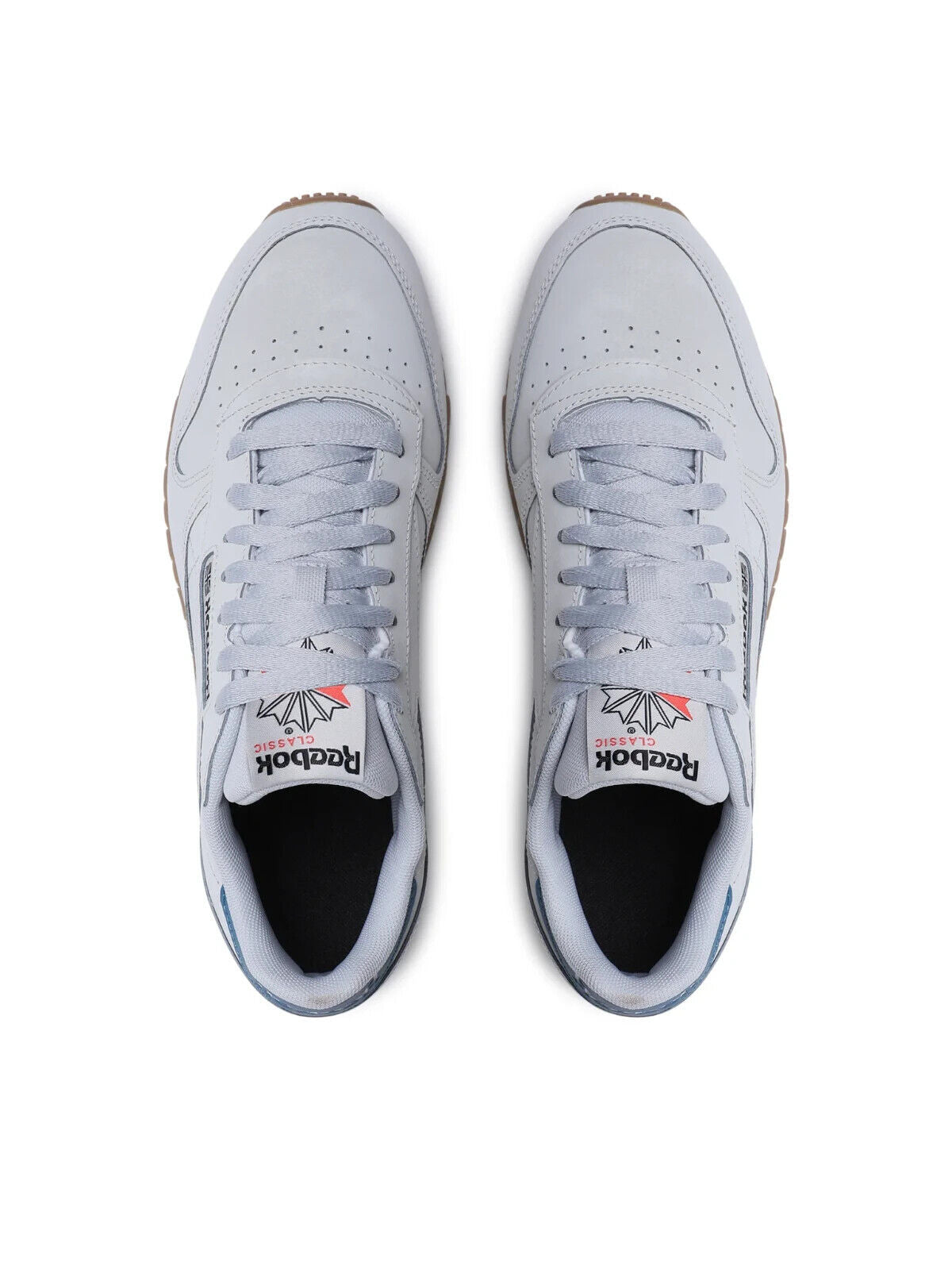 Reebok Classic Leather LifeStyle Sneaker Men's Gray Blue Low Top Shoes