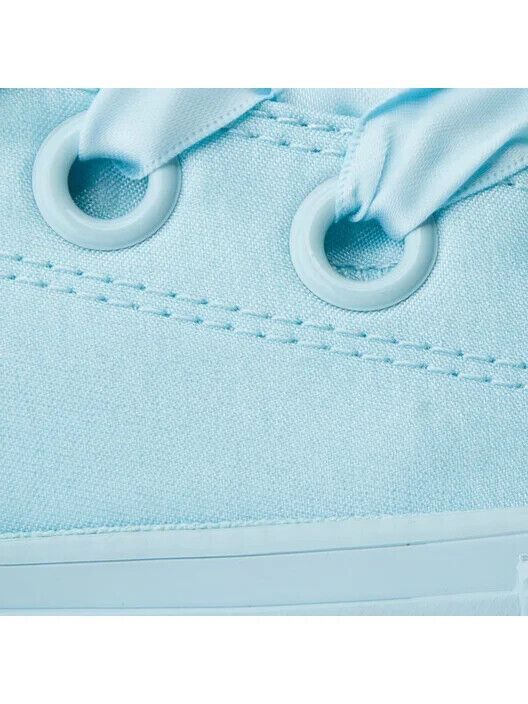 Converse Ctas Big Eyelets Ox Sneakers Kids Blue Low Top Skate Shoes