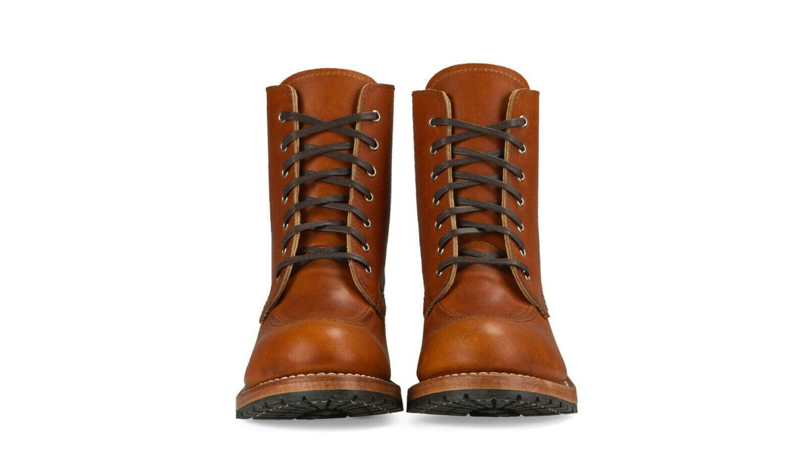 Red Wing Heritage Clara 3404 Boots Women's Brown Leather Lace Up Block Heel.