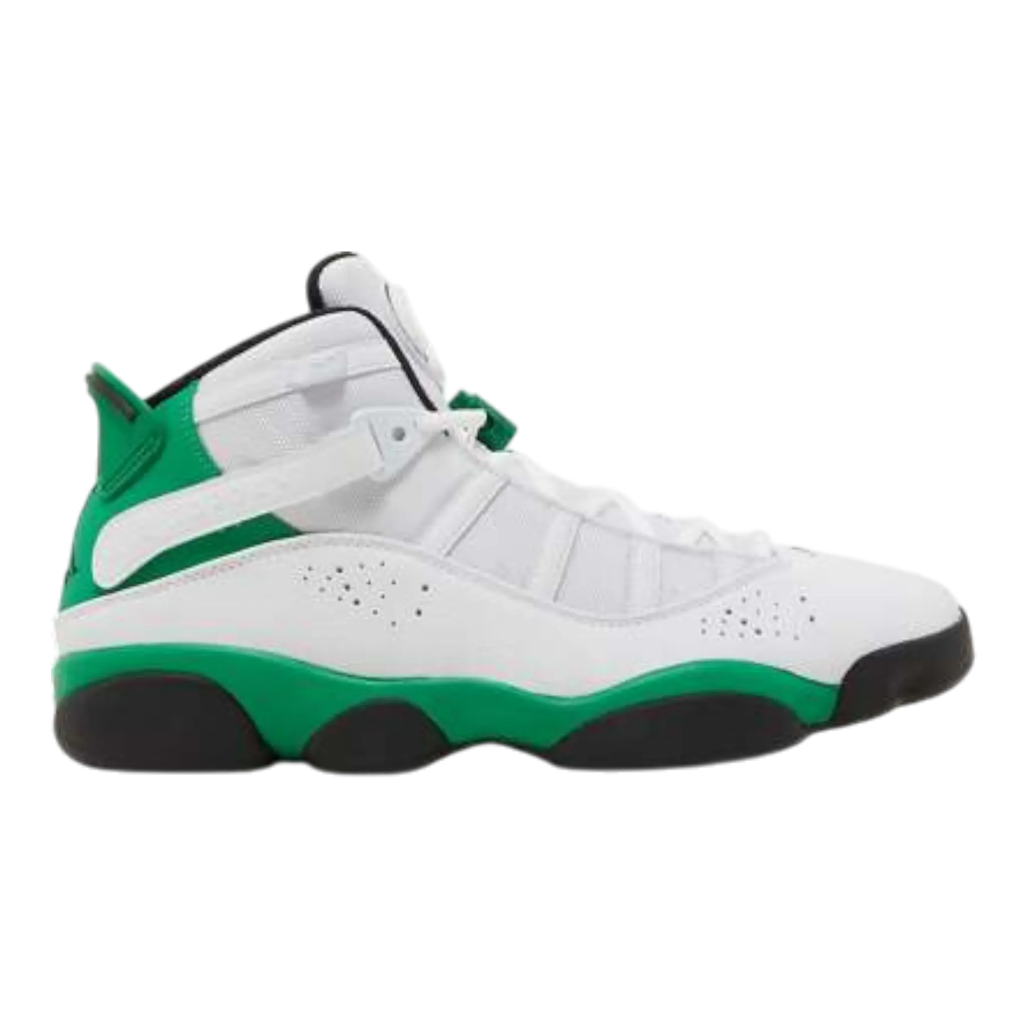Jordan 6 Rings Men's Shoes White/Black/Lucky Green Jordan