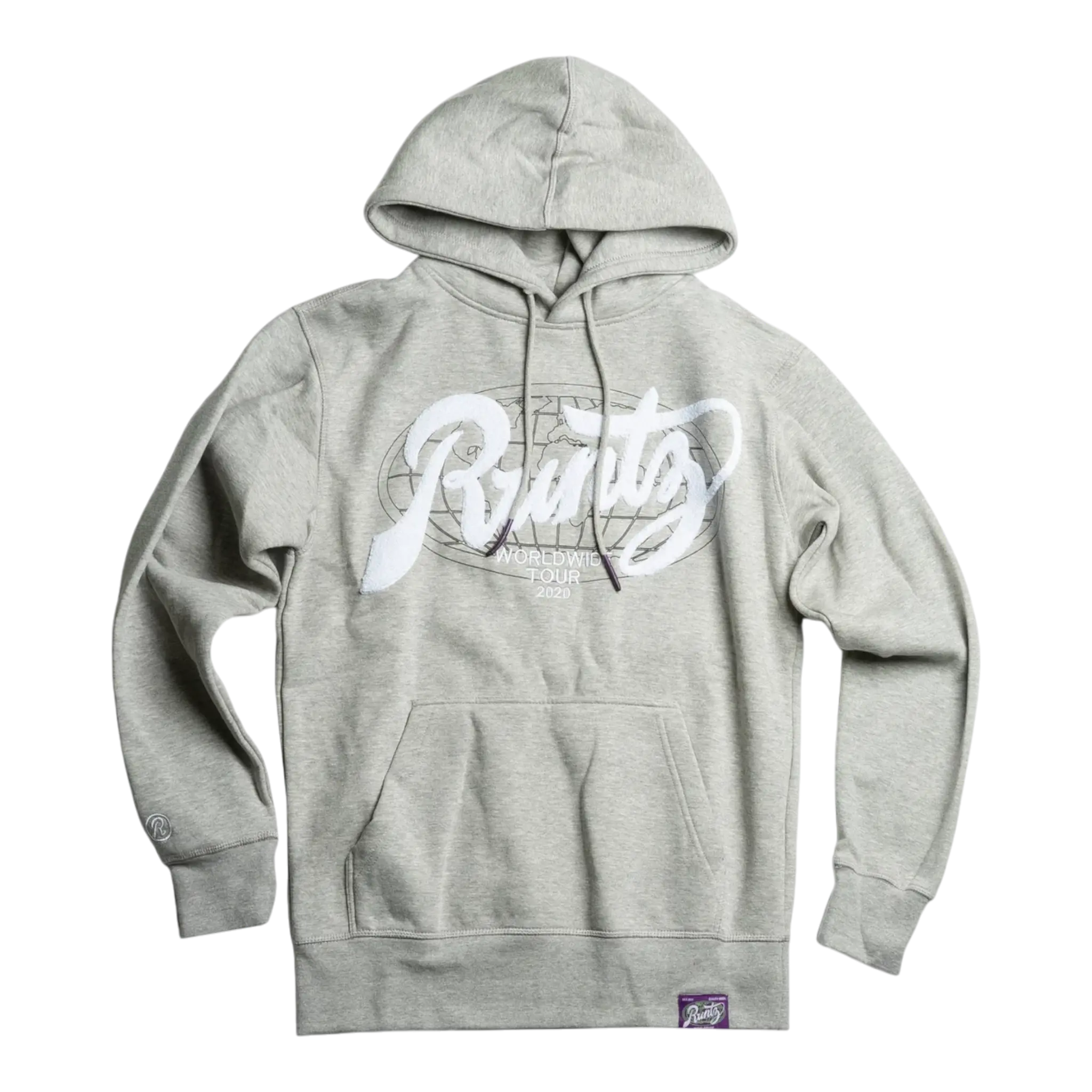 Runtz Worldwide Tour Pull-Over Men’s Hoodie – Heather Grey Runtz