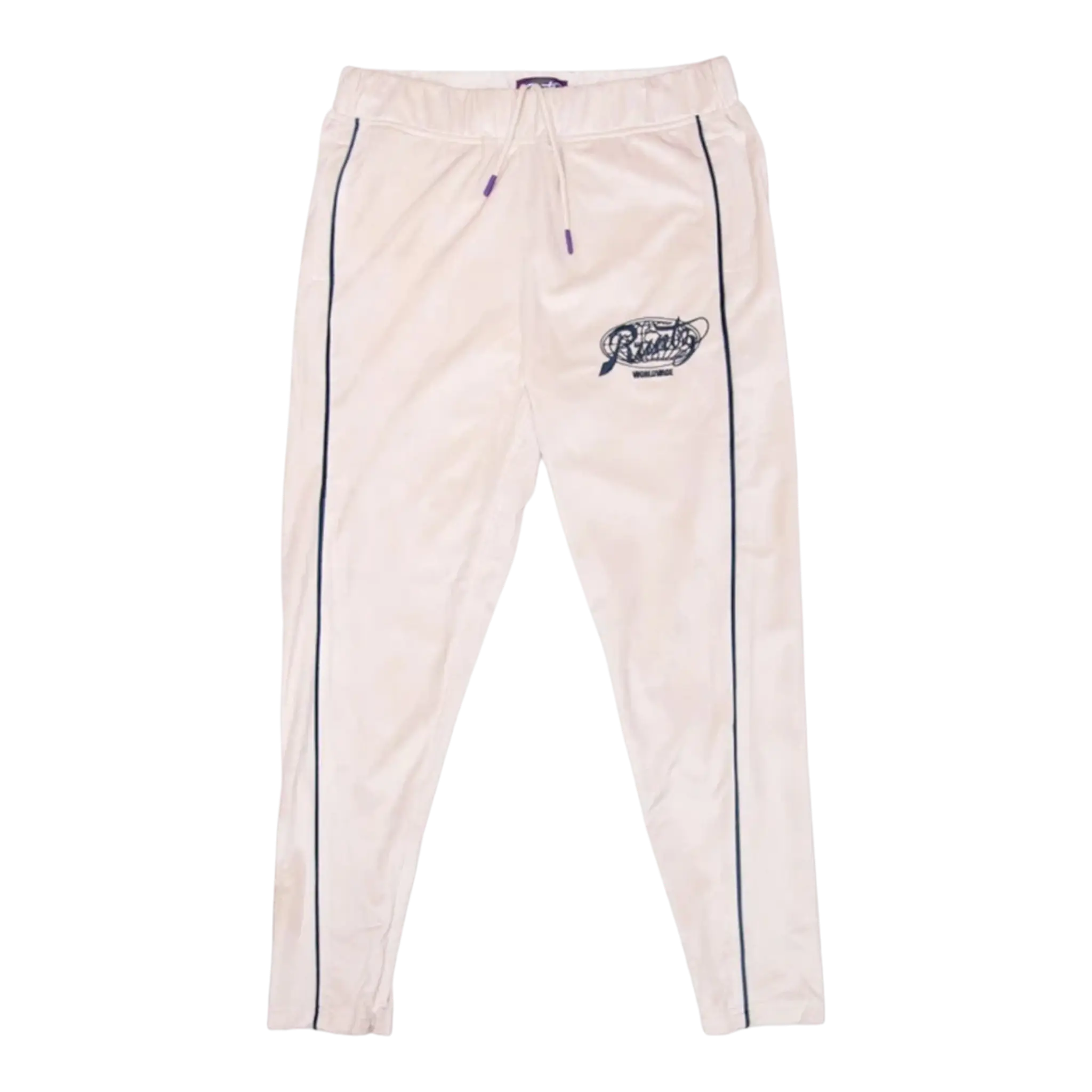 Runtz Around The World Velour Joggers Men’s Pants – Cream Runtz