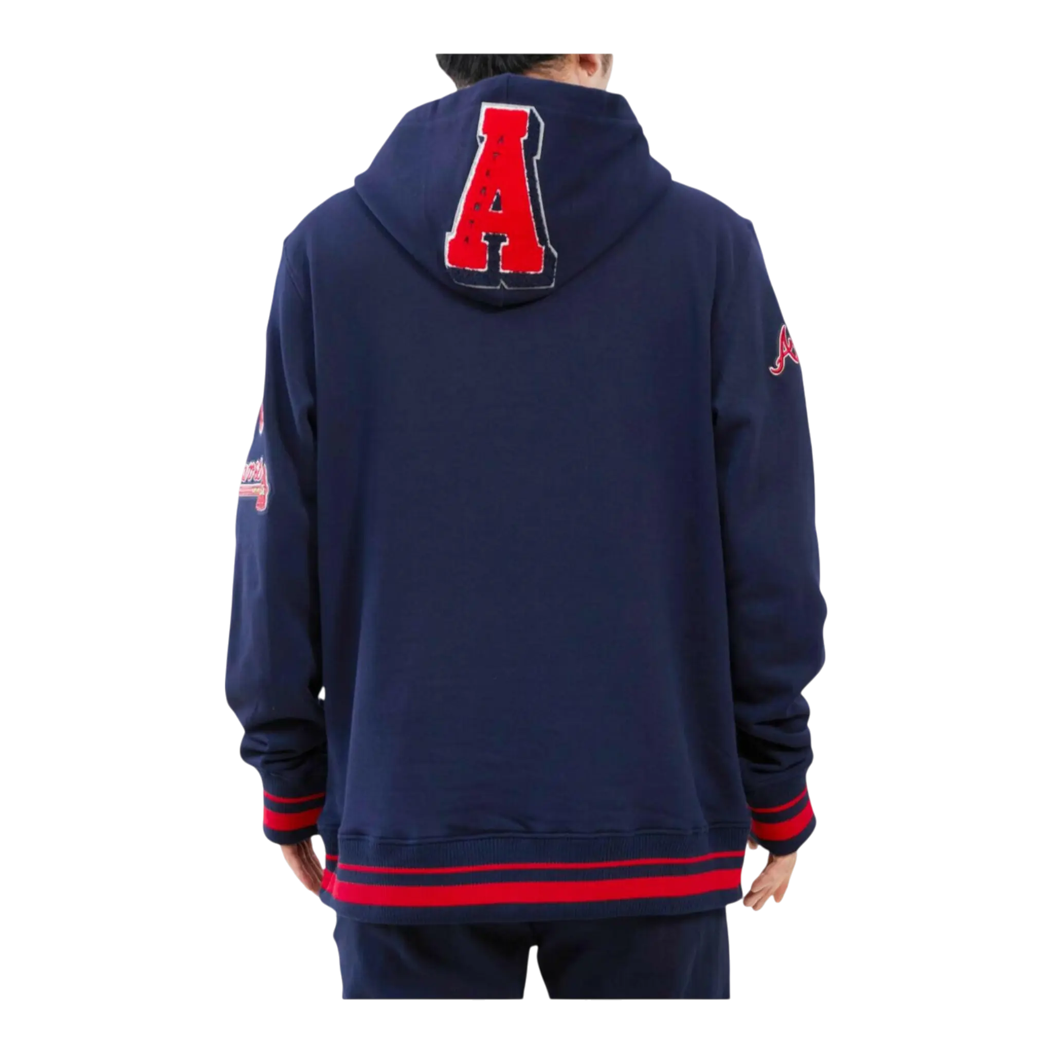 Pro Standard MLB Atlanta Braves Mash Up Logo P/O Men's Hoodie Pro Standard