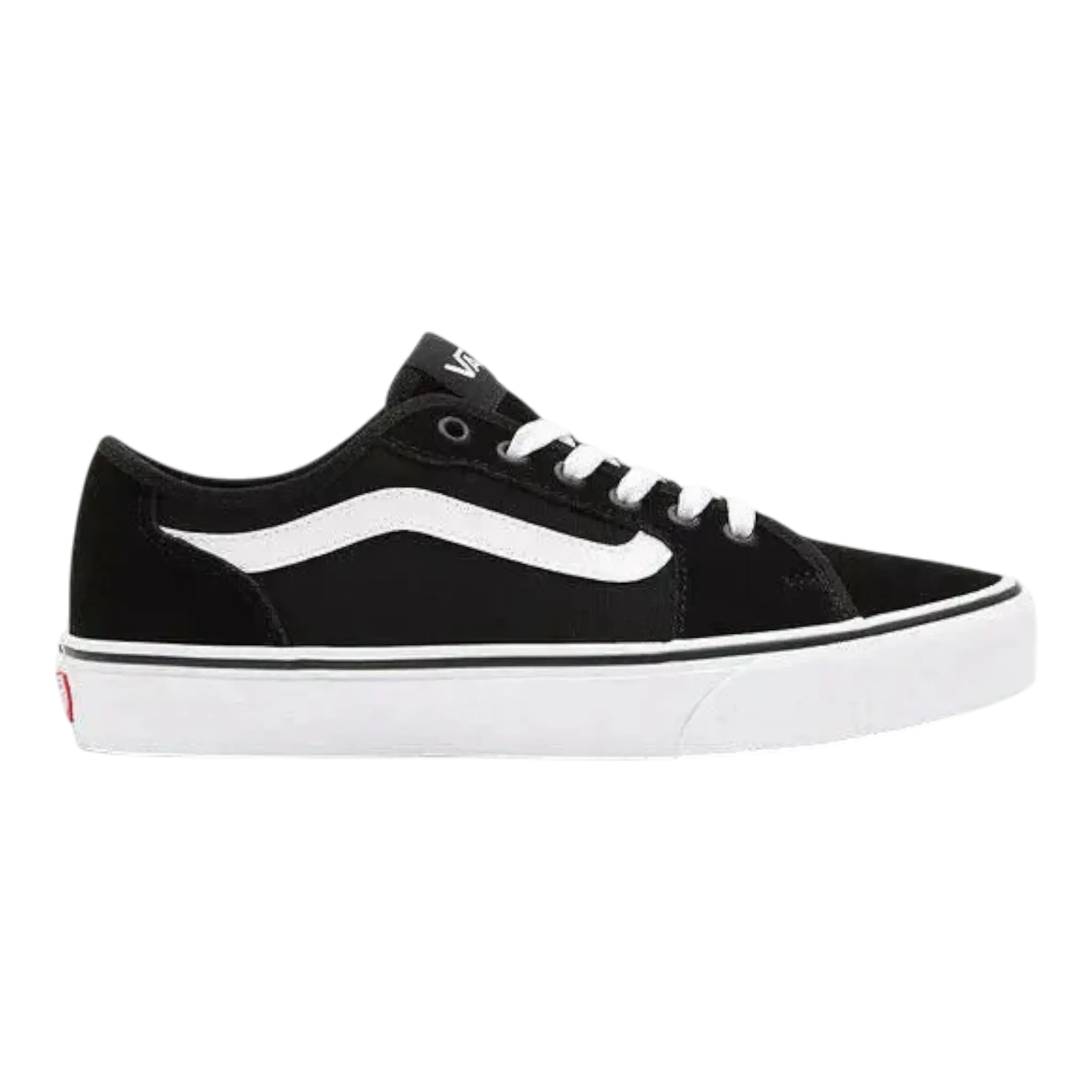 Vans Filmore Decon Men's Black White Leather Skateboard Shoes Vans