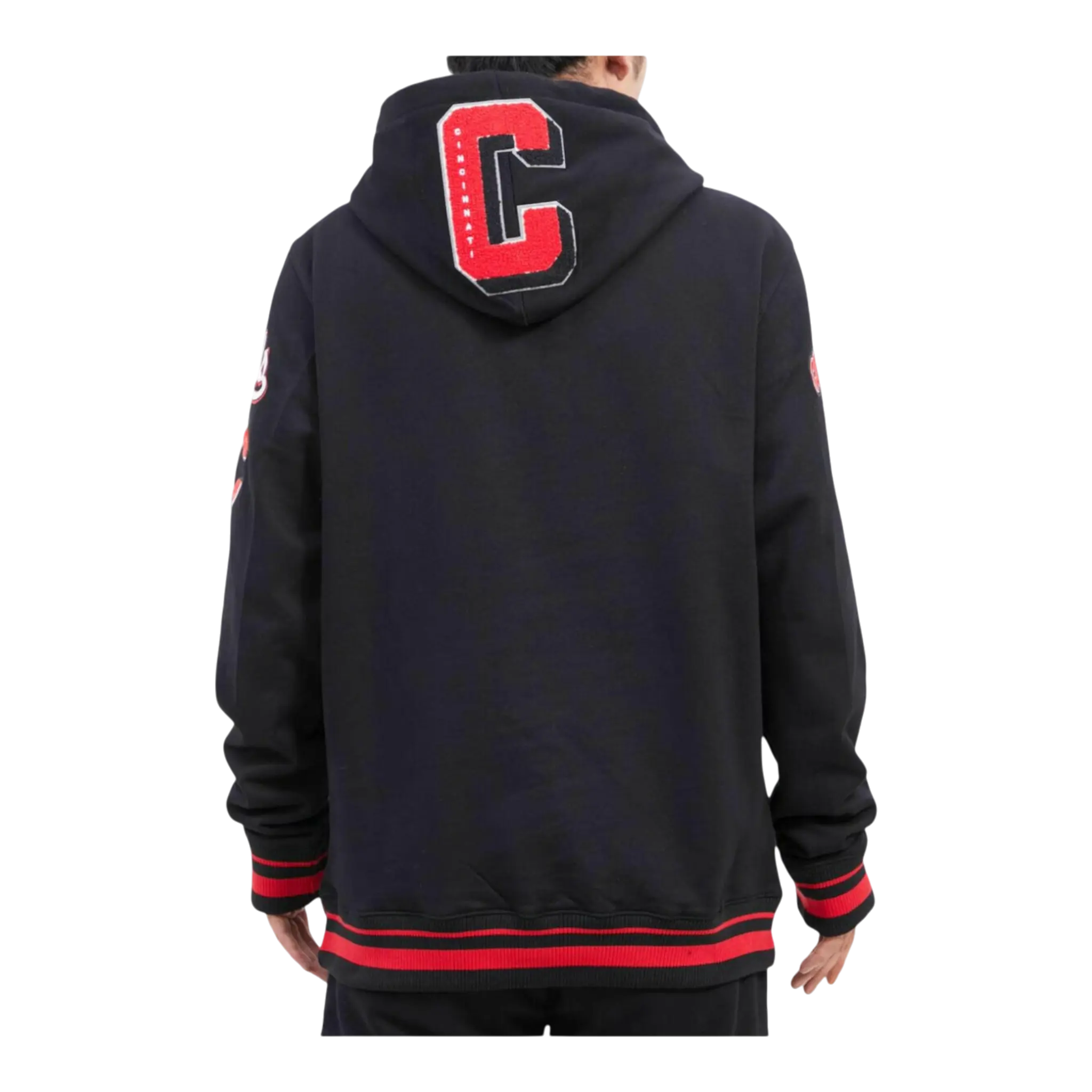 Pro Standard MLB Cincinnati Reds Mash Up Logo P/O Men's Hoodie Pro Standard