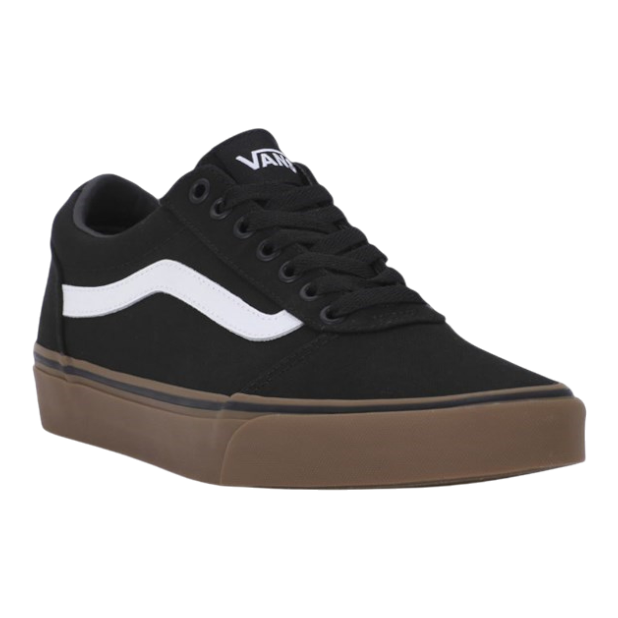 Vans Men’s Ward Sneakers – Black/White Canvas Vans