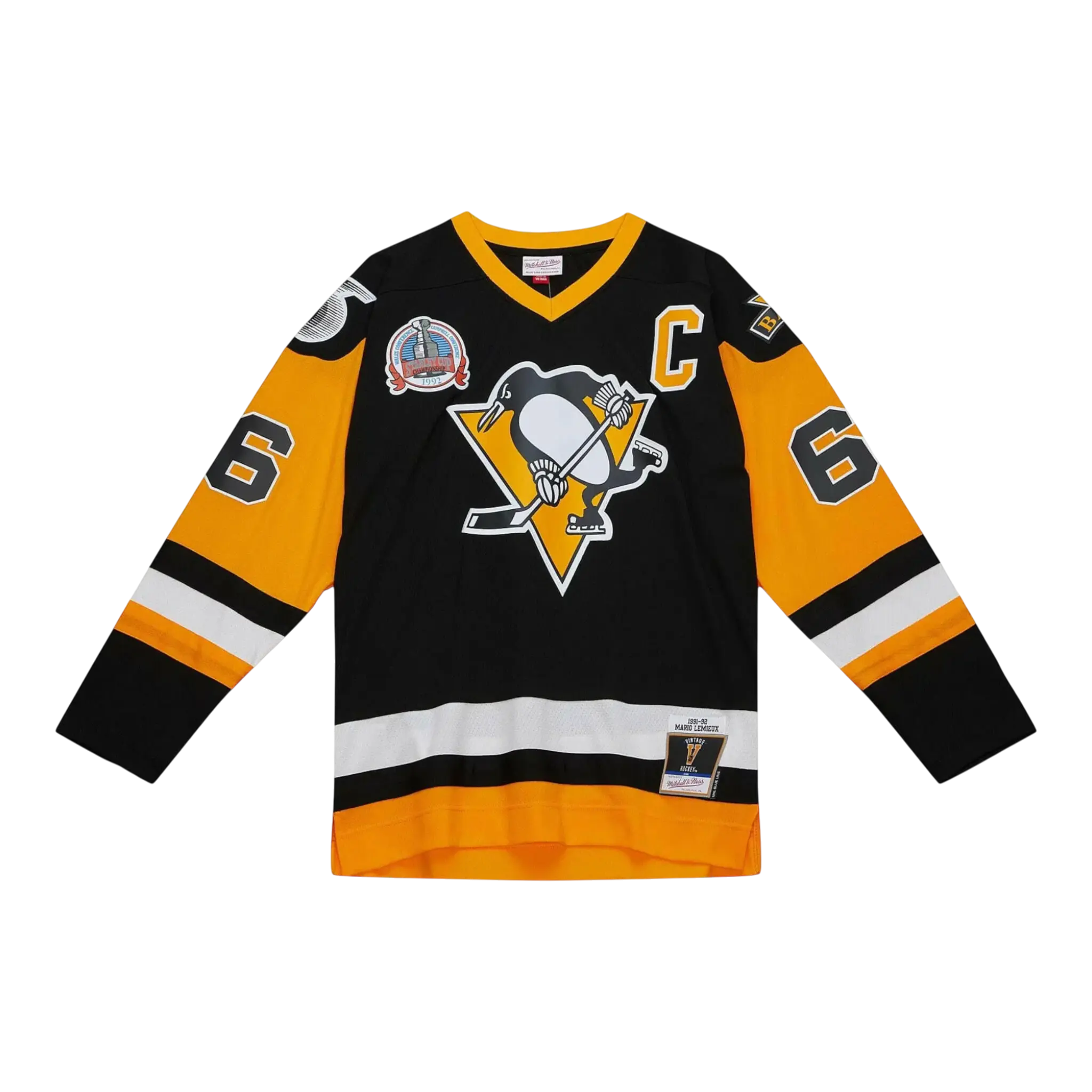 Mitchell & Ness Blue Line Mario Lemieux Pittsburgh Penguins 1991 Jersey Mitchell & Ness