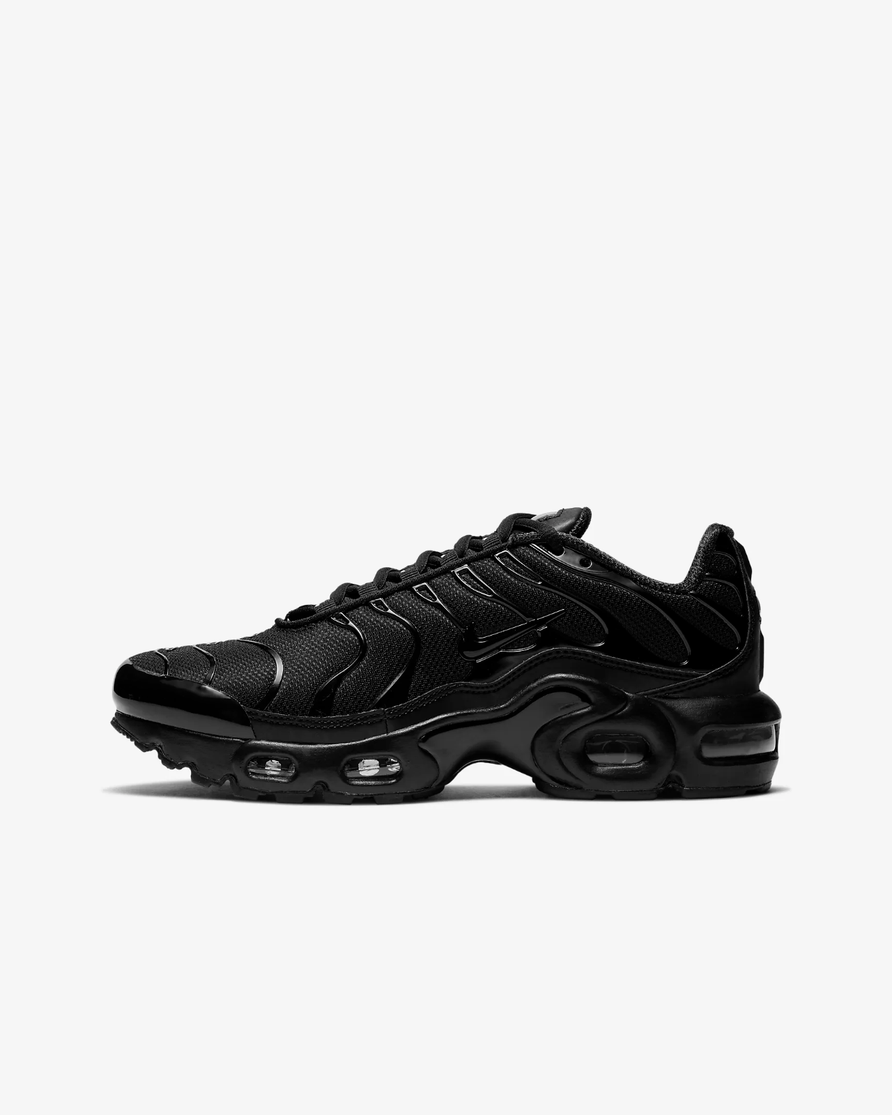 Nike Air Max Plus Sneakers Big Kids Black Running Shoes