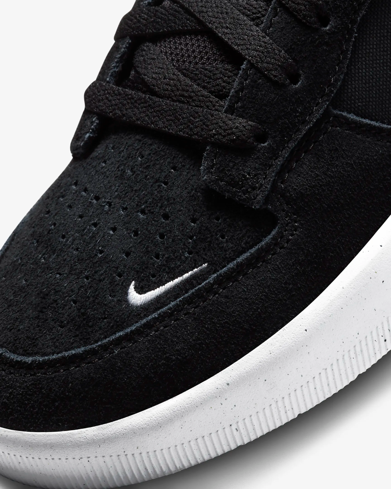 Nike SB Force 58 Sneakers Men's Black Suede Skateboard Shoes