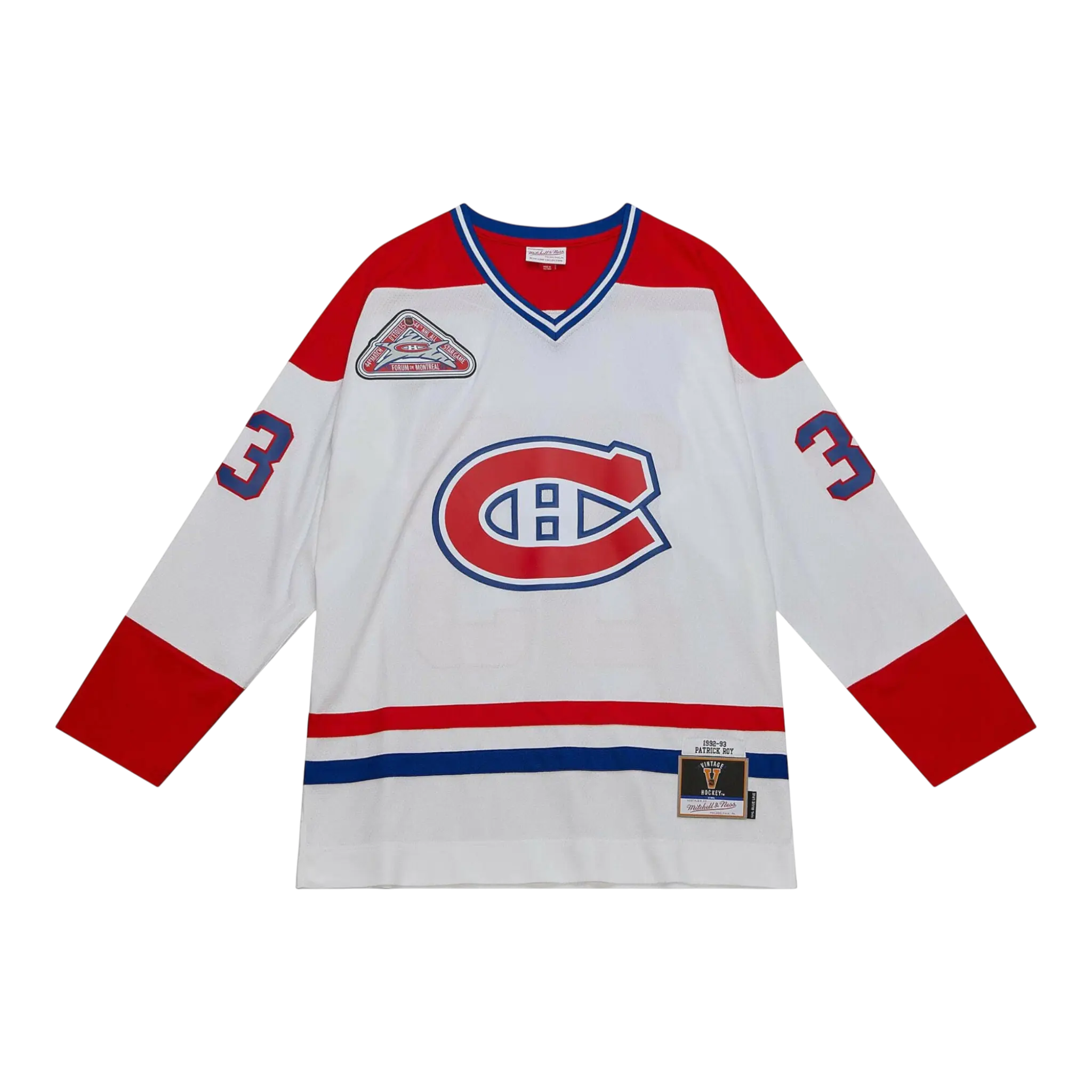 Mitchell & Ness Blue Line Patrick Roy Montreal Canadiens 1992 Jersey Mitchell & Ness