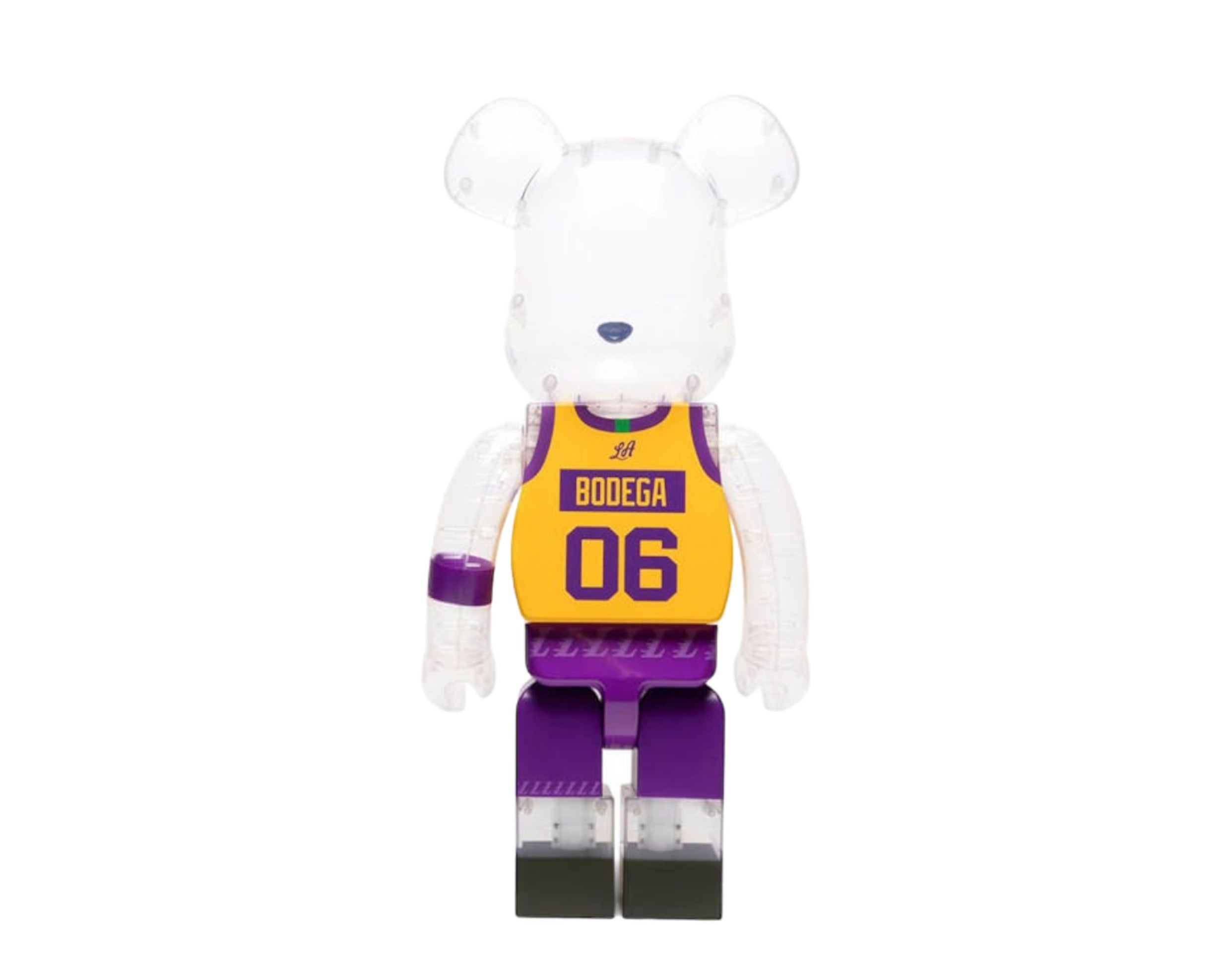 Medicom Toy Be@Rbrick x Bodega x NBA Worldwide Respect Los Angeles Lakers 1000%