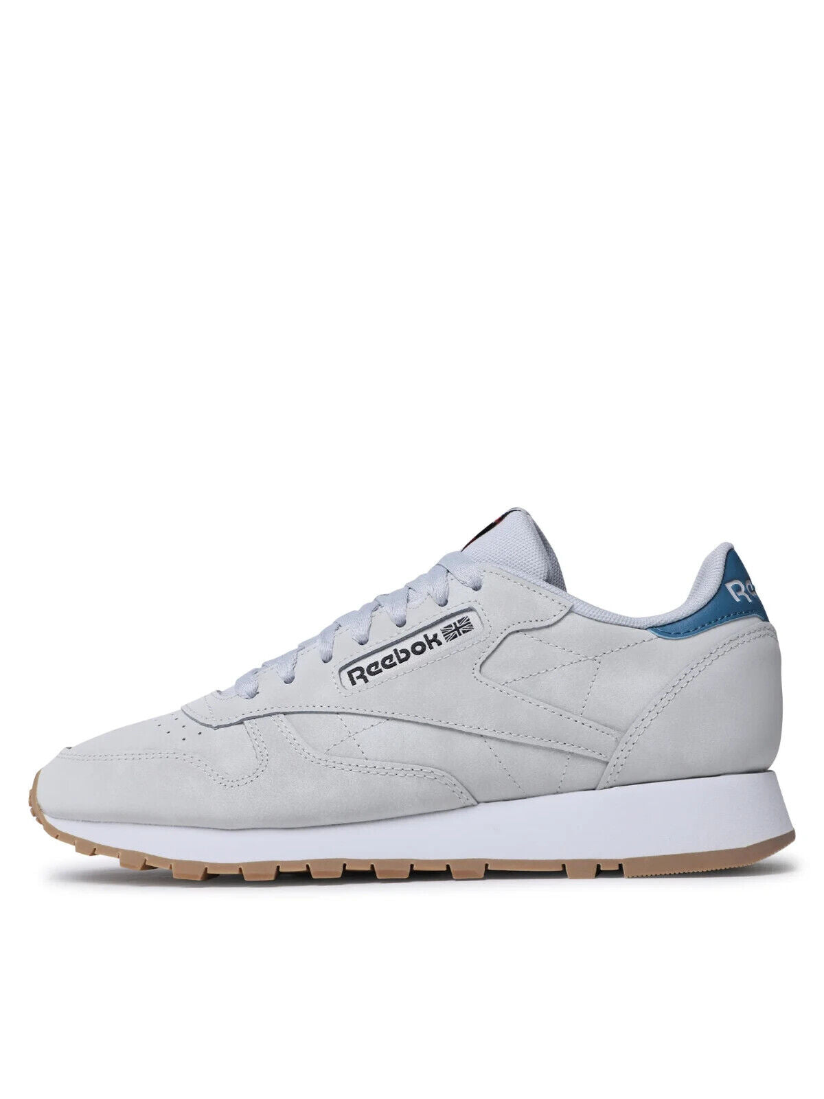 Reebok Classic Leather LifeStyle Sneaker Men's Gray Blue Low Top Shoes