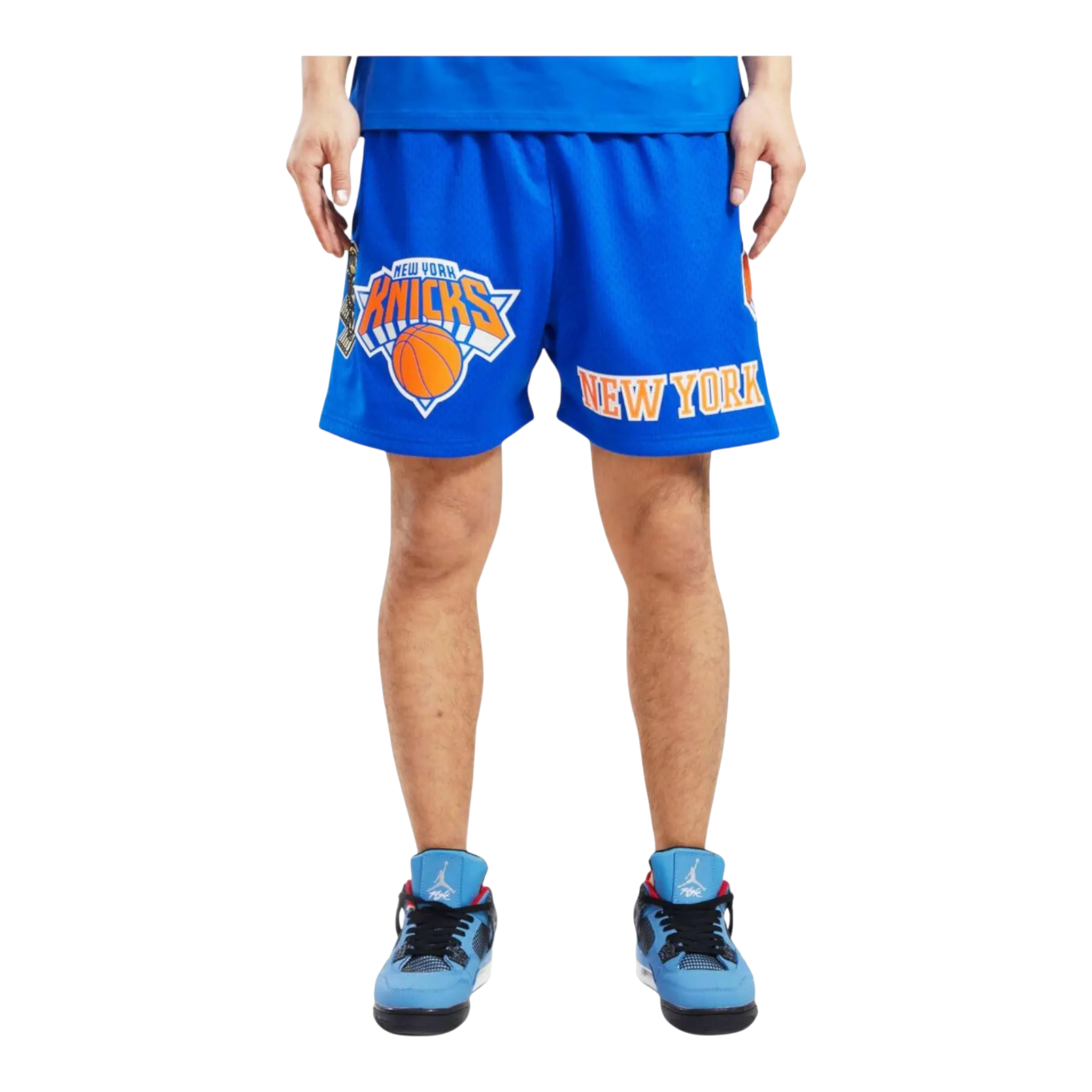 Pro Standard NBA New York Knicks Logo Pro Team Mesh Shorts Pro Standard