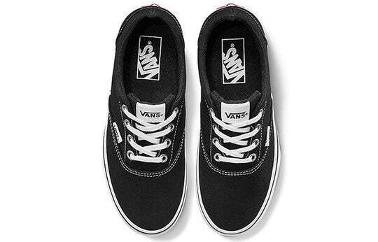 Vans Doheny Women's Black White Canvas Low Top Skateboard Shoes