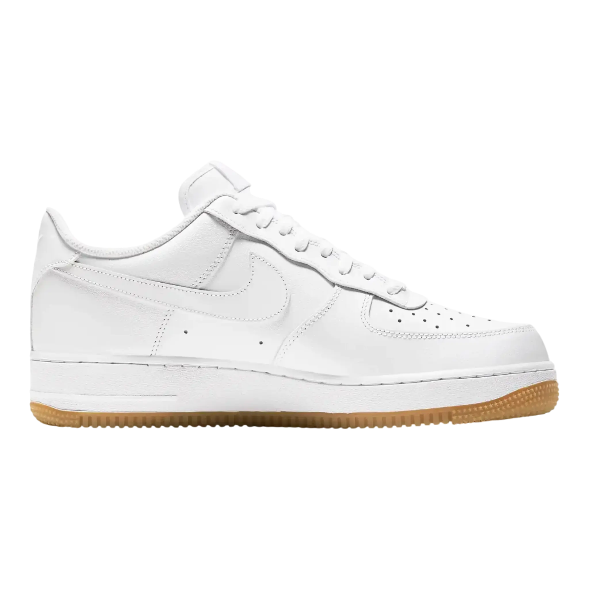 Nike Air Force 1 '07 Sneakers Men's White Gum Leather Low Top Shoes Nike