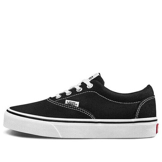 Vans Doheny Women's Black White Canvas Low Top Skateboard Shoes