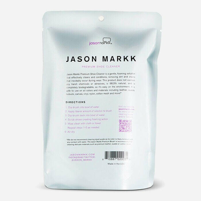 Jason Markk 0035 Premium Shoe Cleaner Essential Kit Foaming Solution (4 oz).
