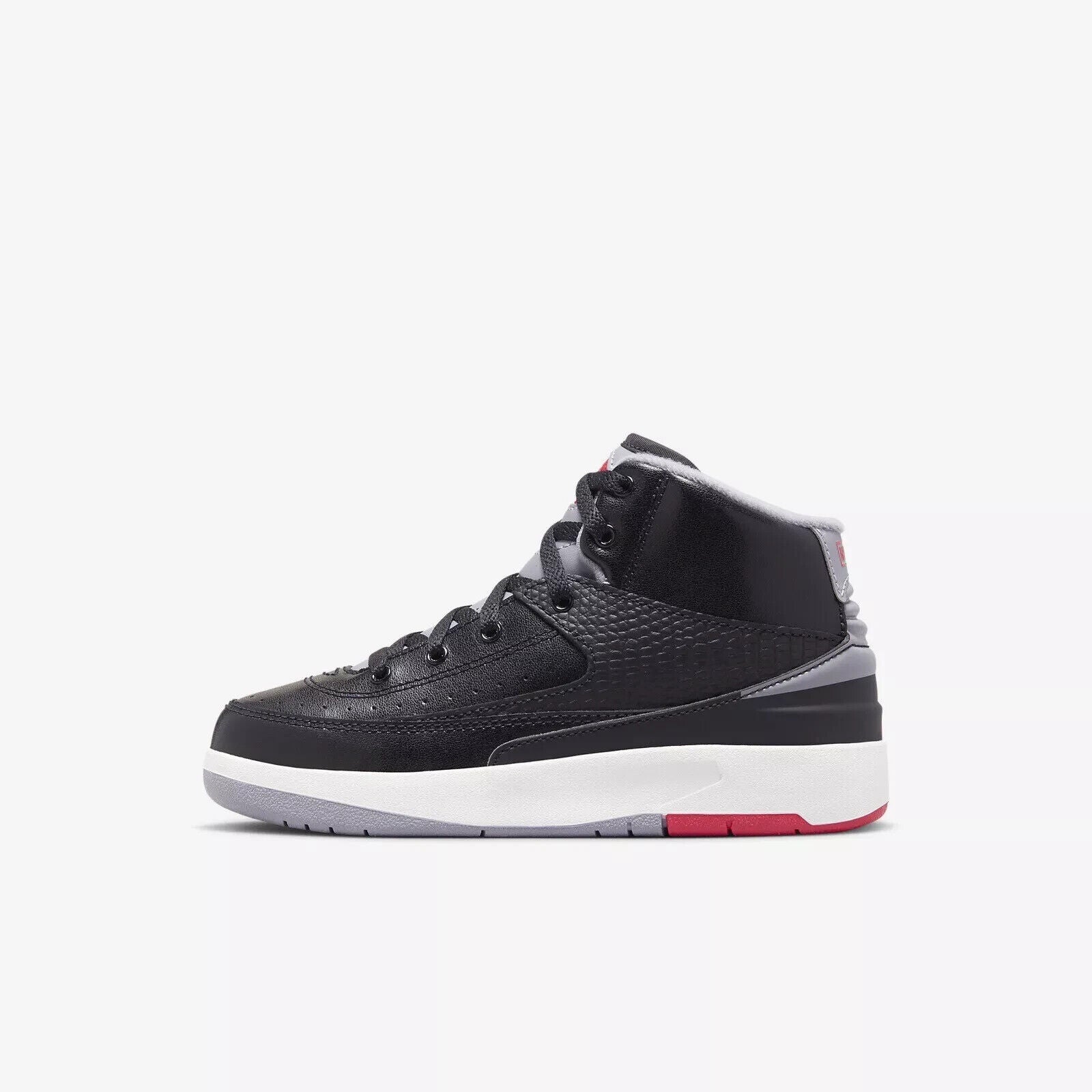 Nike Air Jordan 2 Retro Sneaker Kids 11 Black Cement Basketball Shoes