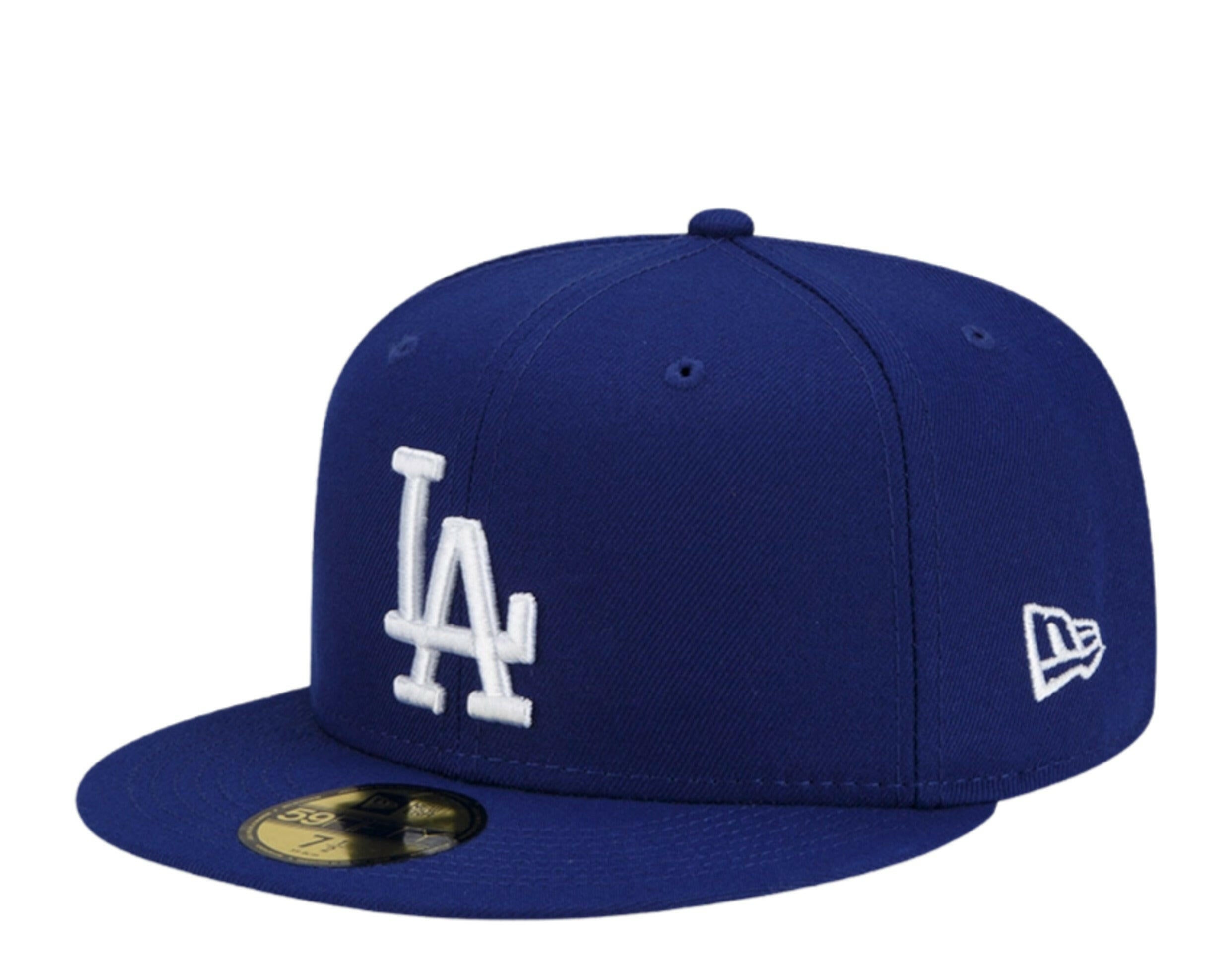 New Era 59Fifty MLB Los Angeles Dodgers 1988 World Series Patch Up Fitted Hat.
