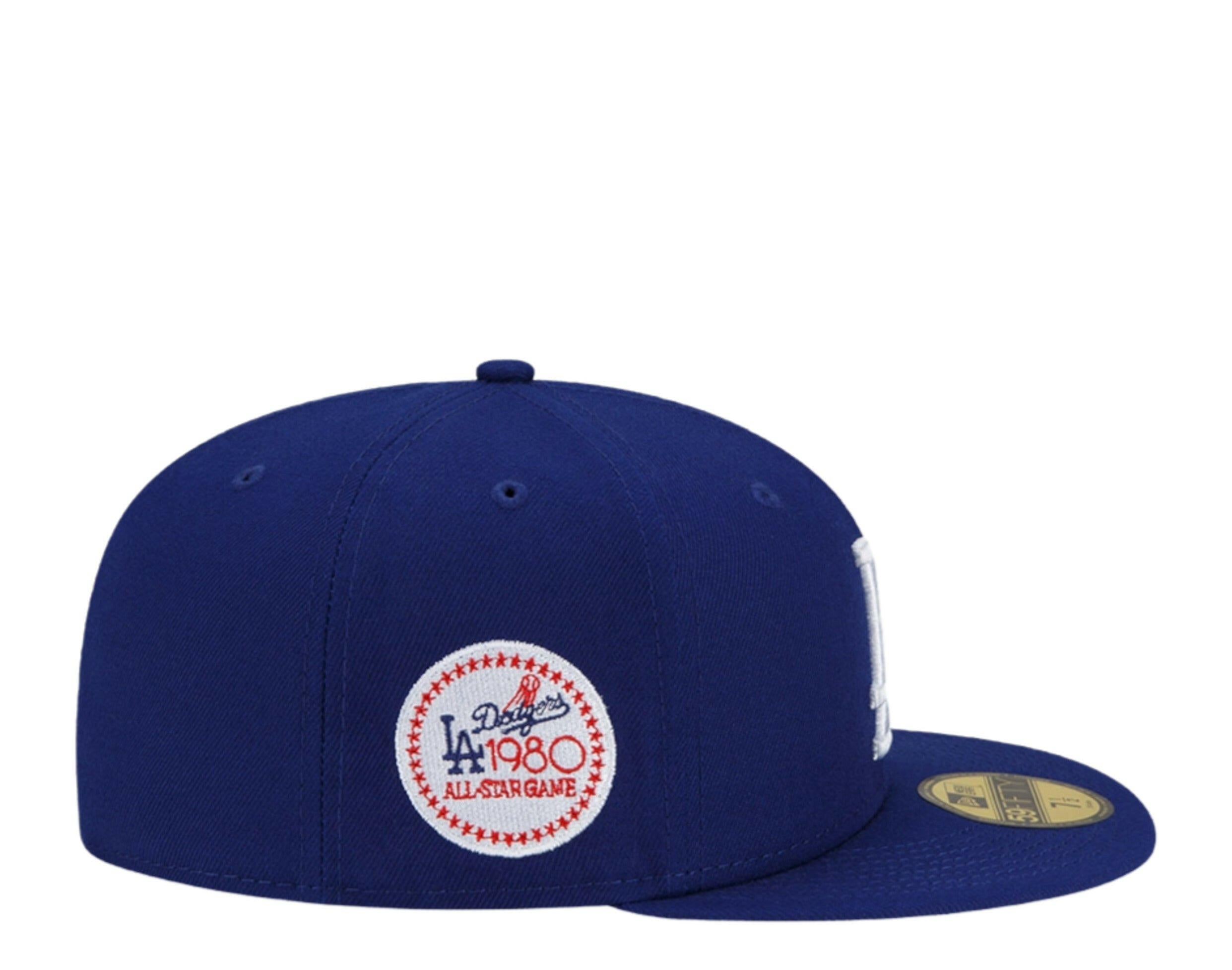 New Era 59Fifty MLB Los Angeles Dodgers 1988 World Series Patch Up Fitted Hat.